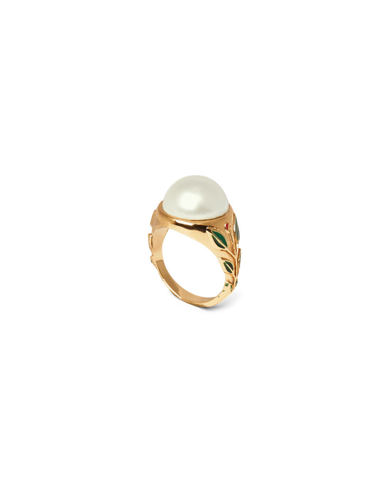 Pearl Signet Ring | Casablanca Paris 1