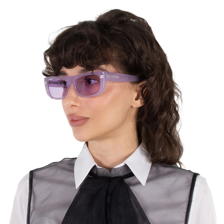 Givenchy Lilac Browline Ladies Sunglasses GV40047U 78Y 57 - 2