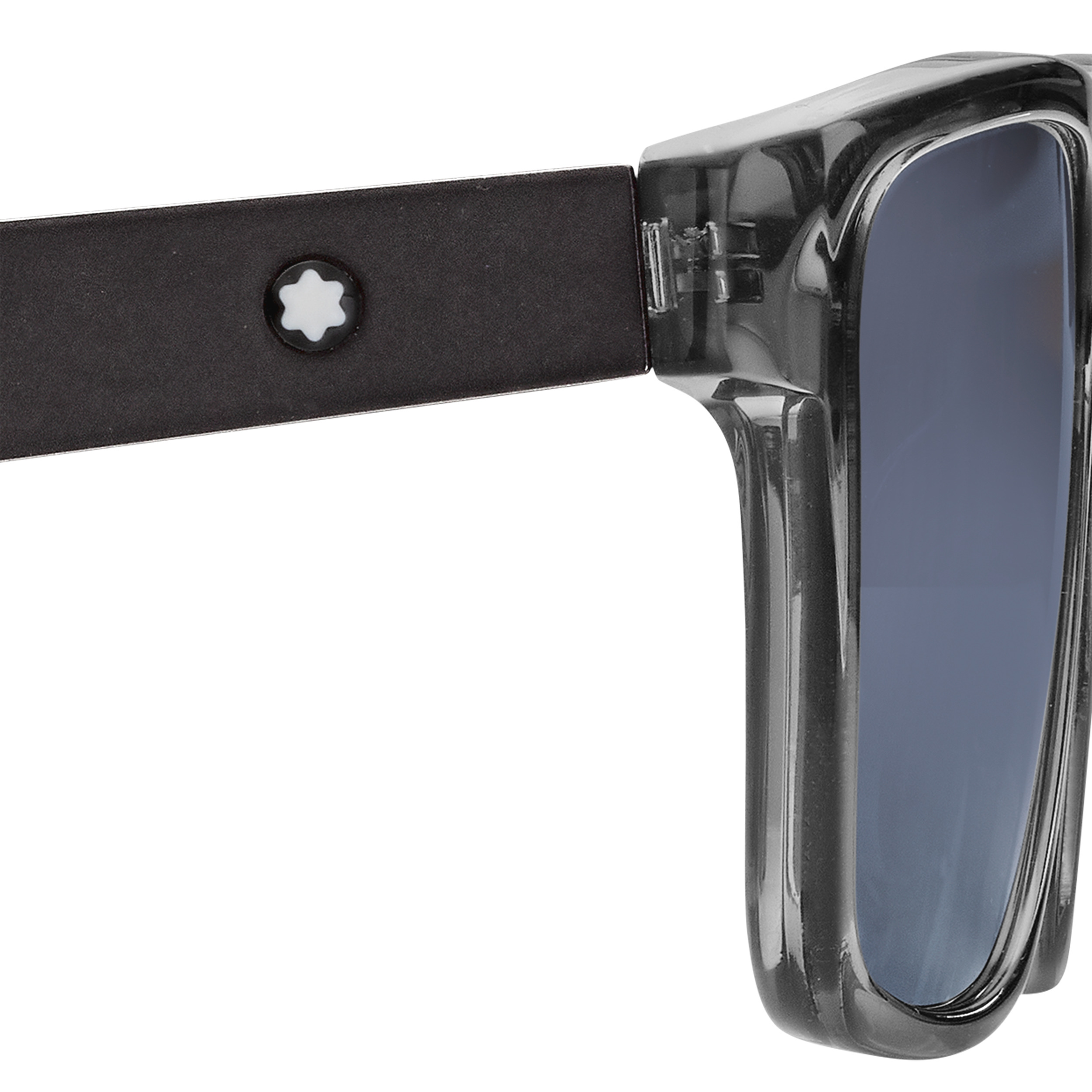 Rectangular Sunglasses with Gray Acetate Frame - 8