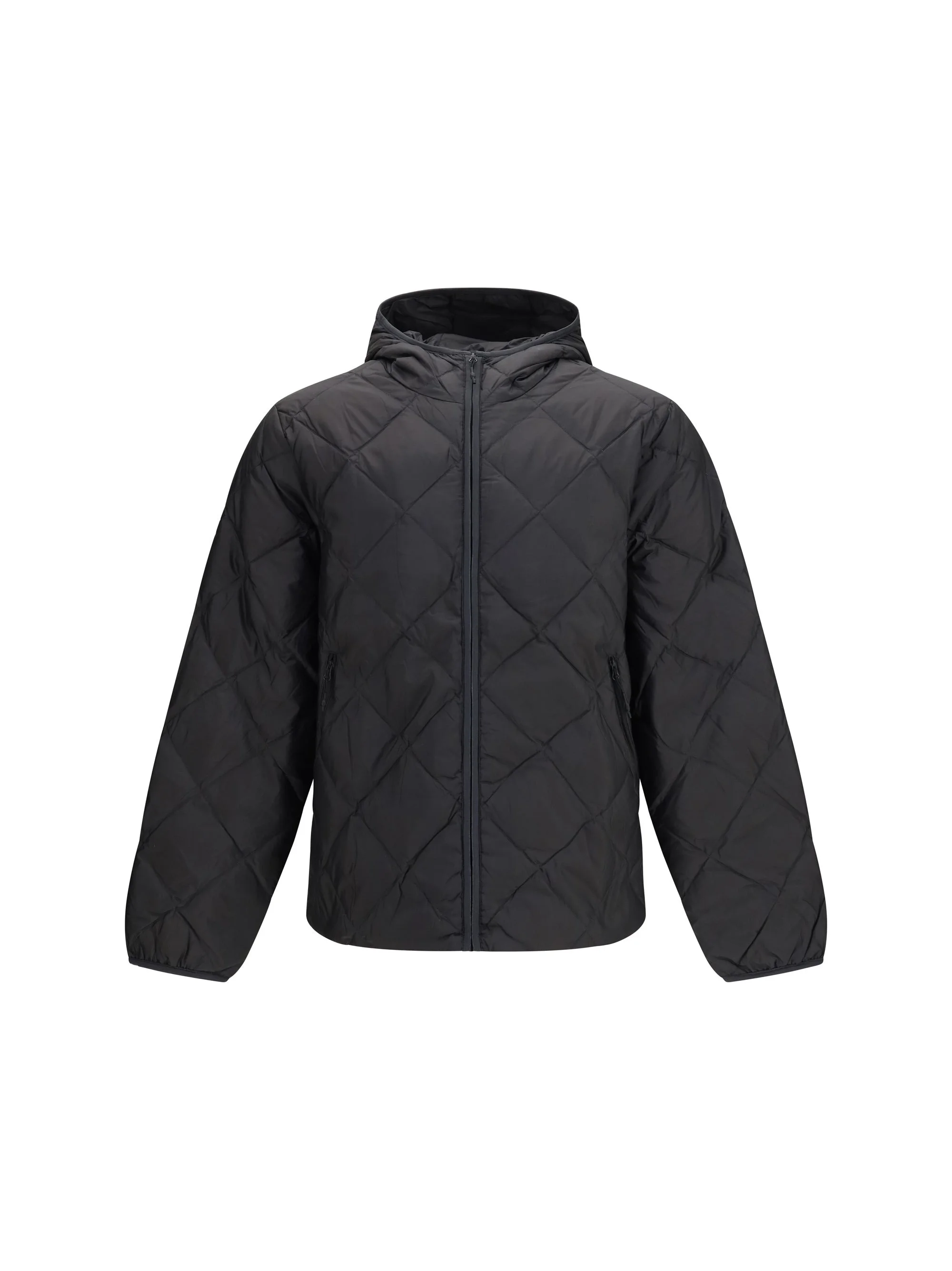 Hiking Patrol Base Lt Quilted Hooded Jacket Charcoal Black - 1