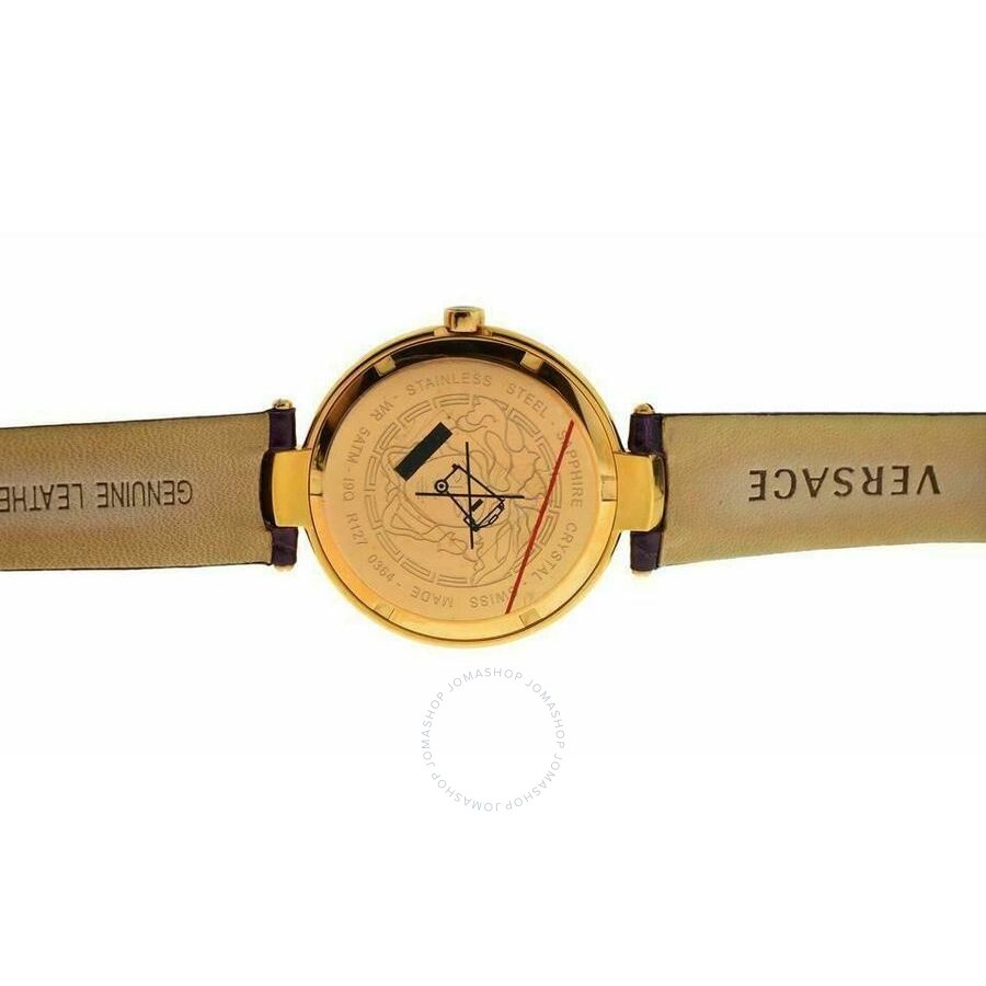 Versace Mystique Hibiscus Quartz Diamond Black Dial Ladies Watch I9Q81D9HI S702 - 4