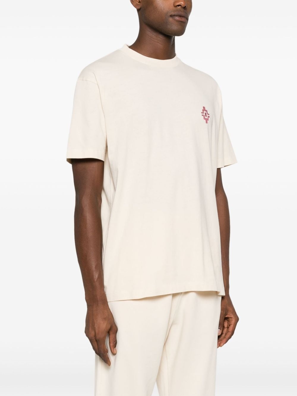 Graffiti Cross-embroidery cotton T-shirt - 3