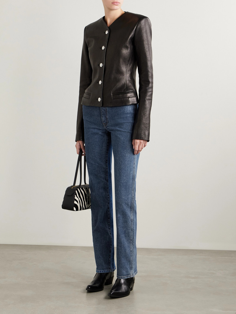 KHAITE Danielle Stretch High-waist Straight-leg Jeans outlook