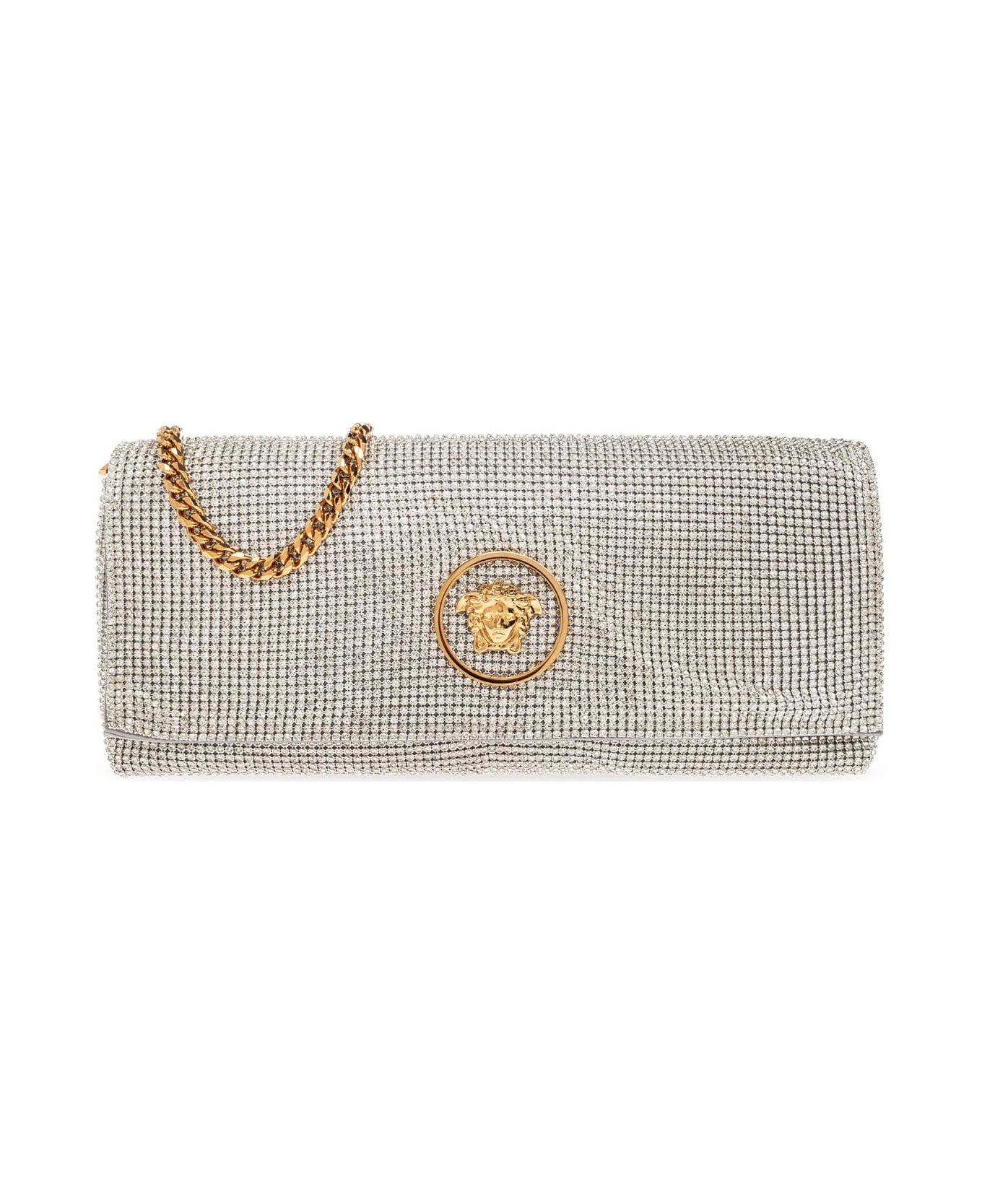 Versace Clutch With Shimmering Crystals - 1