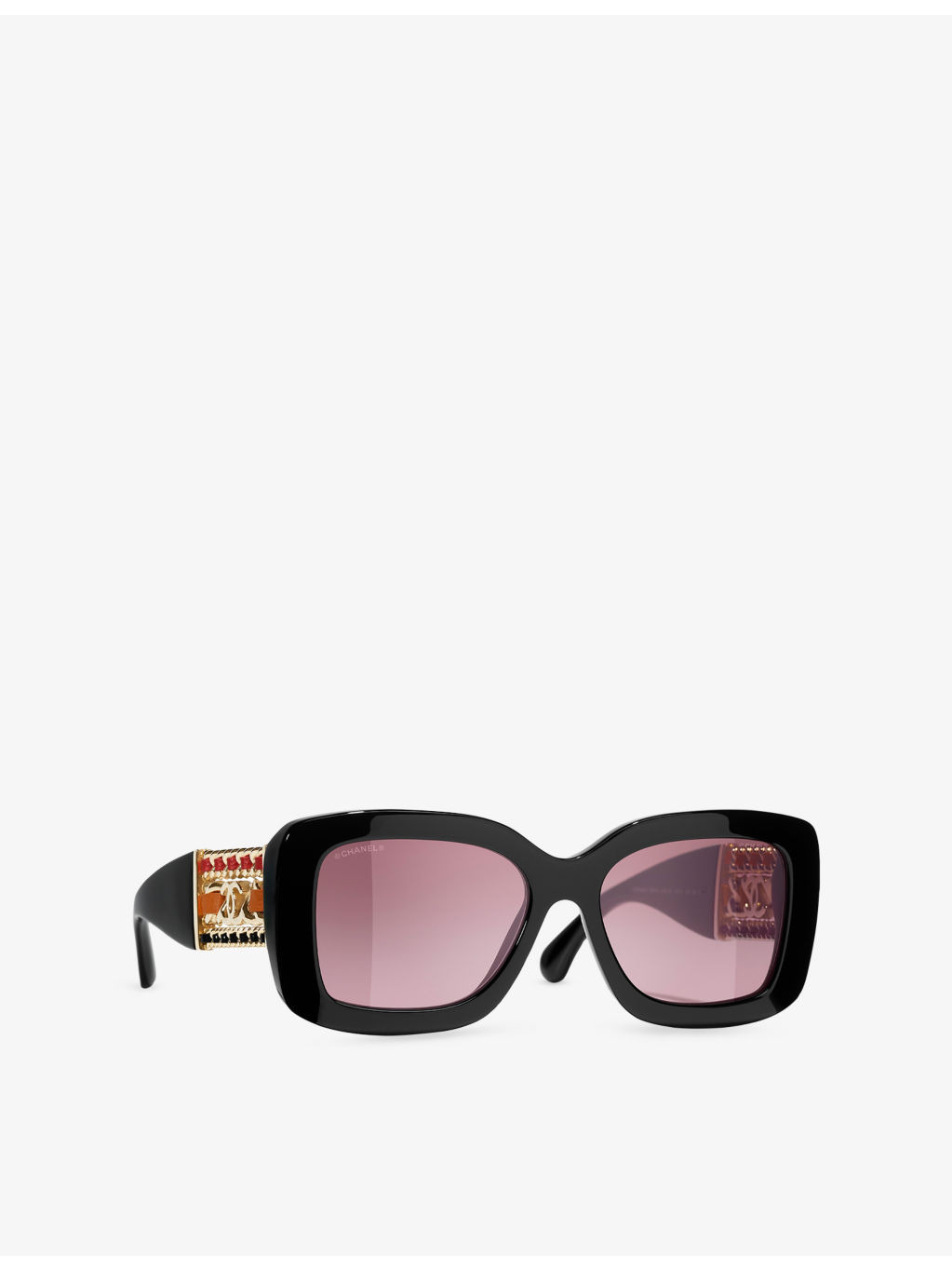 CH5535Q Square-Frame Acetate Sunglasses - 3