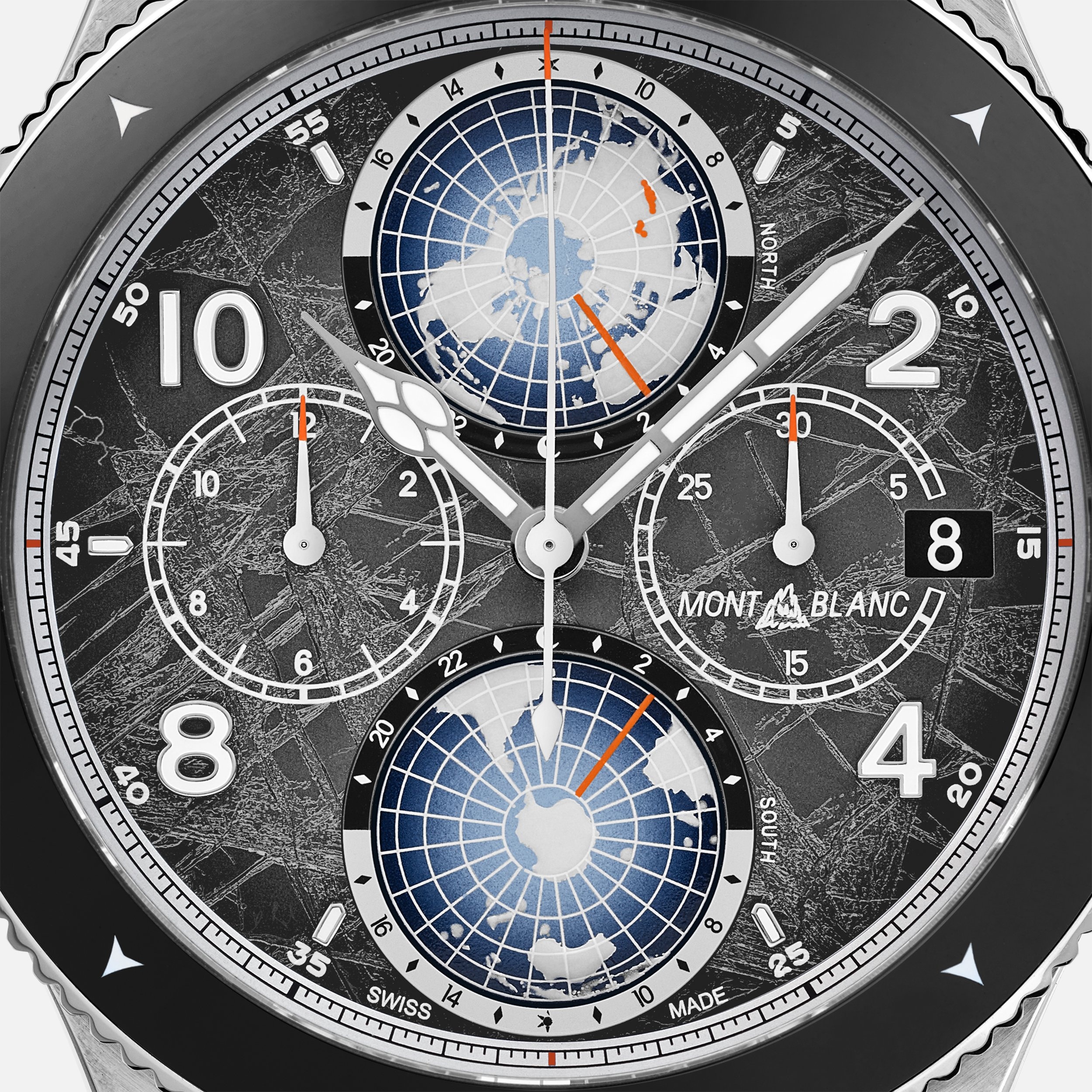 Montblanc 1858 Geosphere Chronograph 0 Oxygen The 8000 Limited Edition - 290 pieces - 5