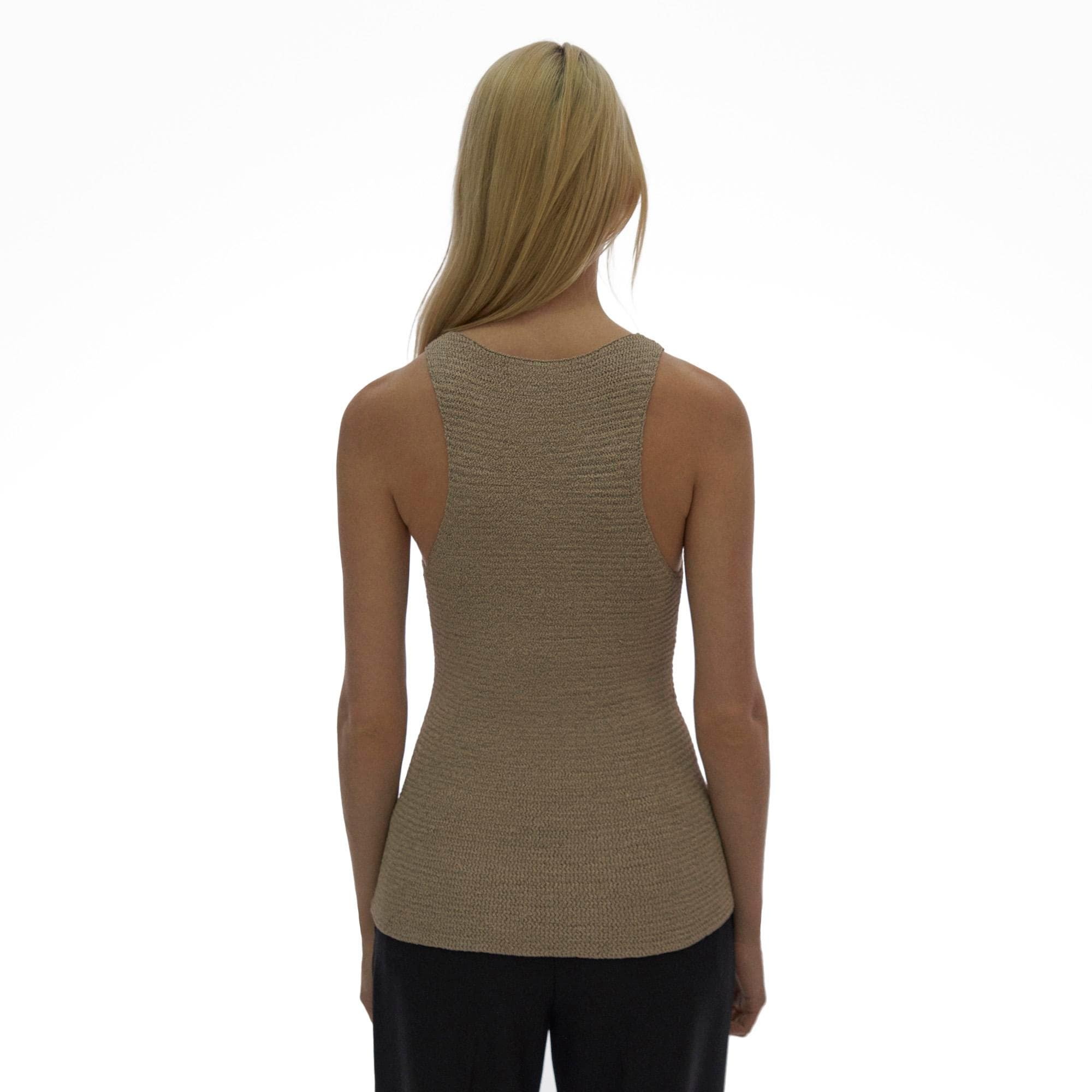 RIBBON KNIT TANK - 4