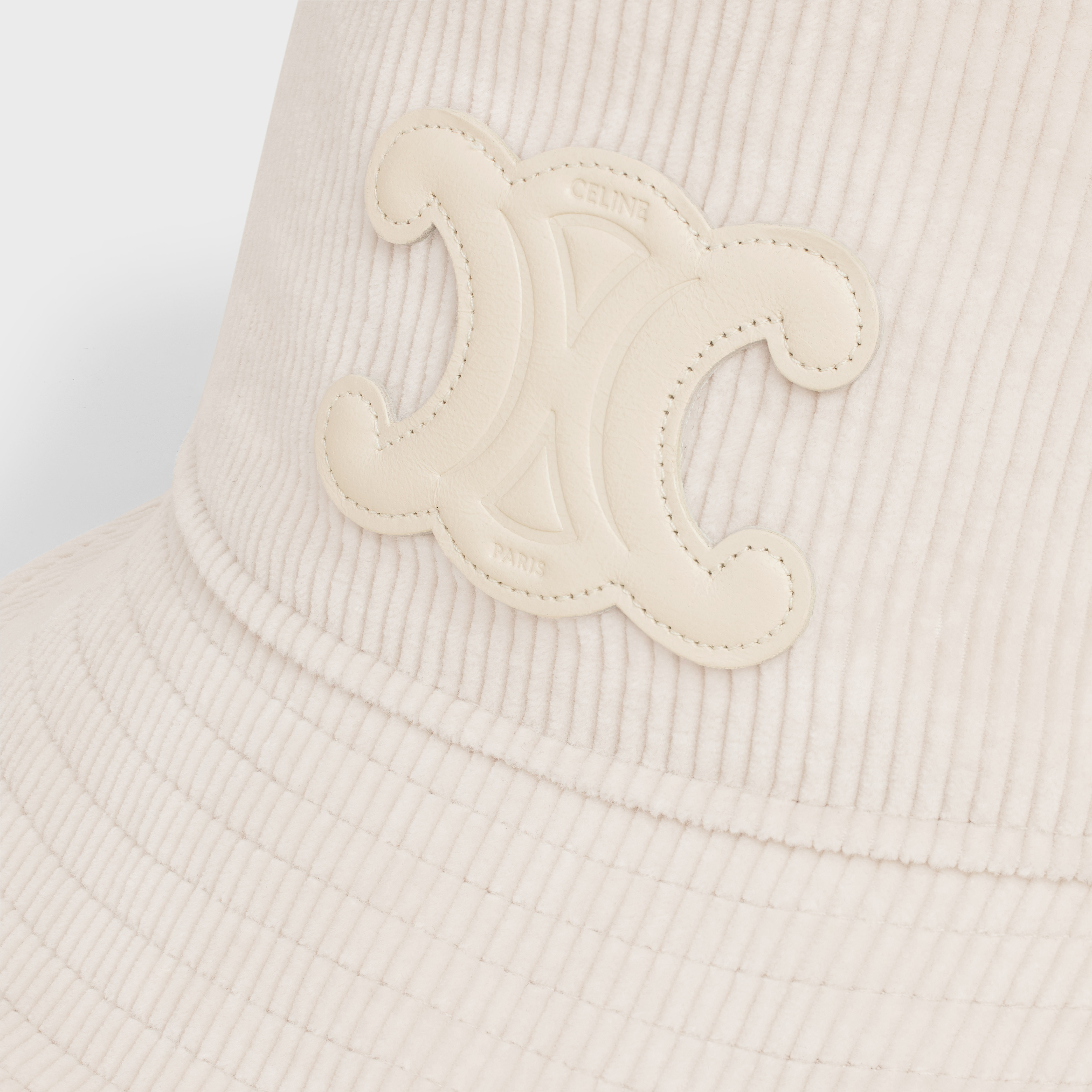 triomphe bucket hat in corduroy - 3