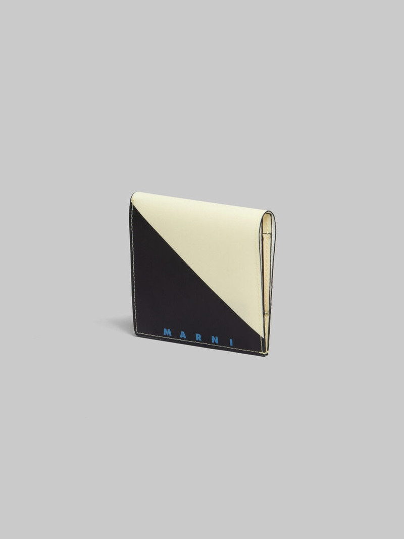 Marni PURPLE AND BLUE TRIBECA BIFOLD WALLET outlook
