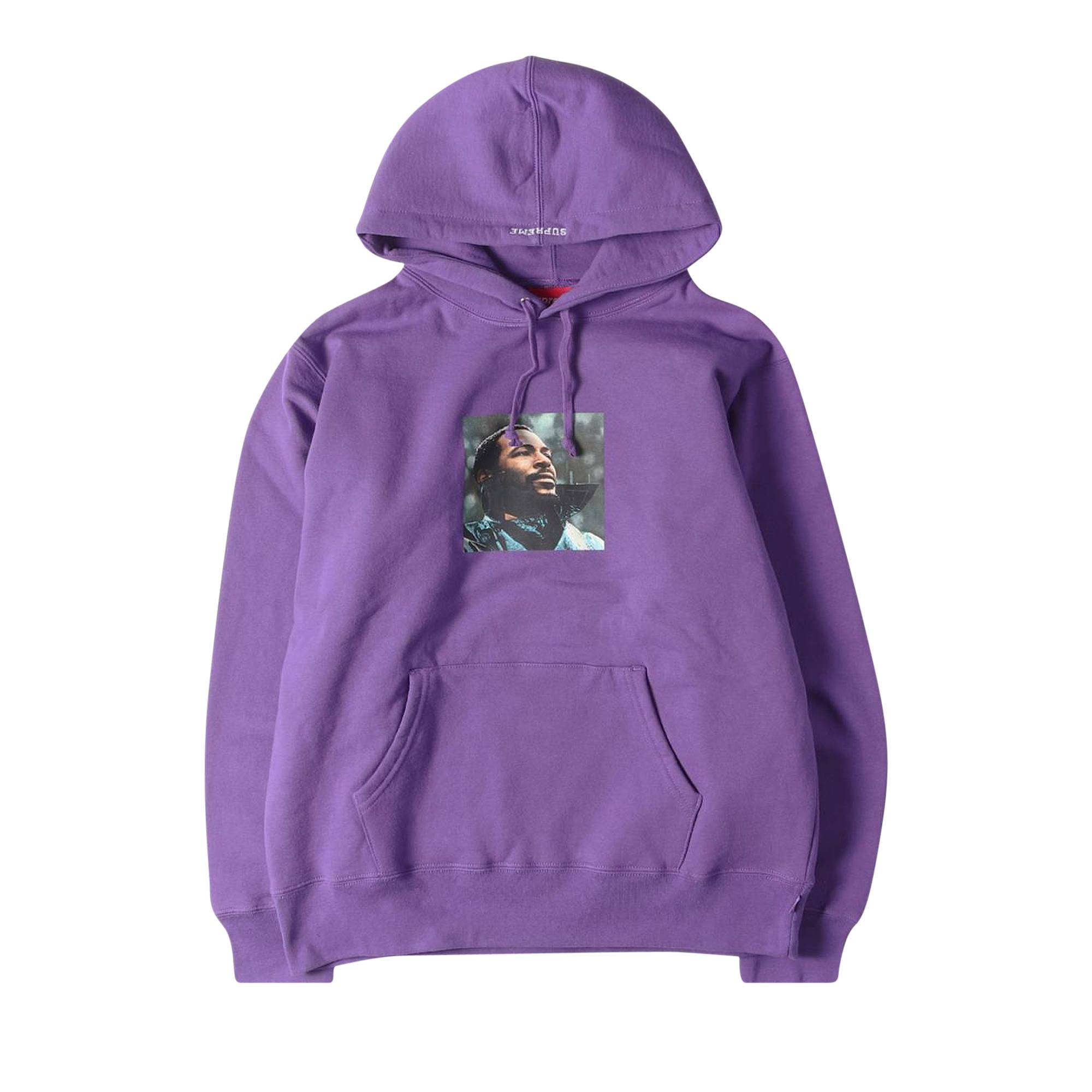 Supreme Marvin Gaye Hooded Sweatshirt 'Violet' - 1