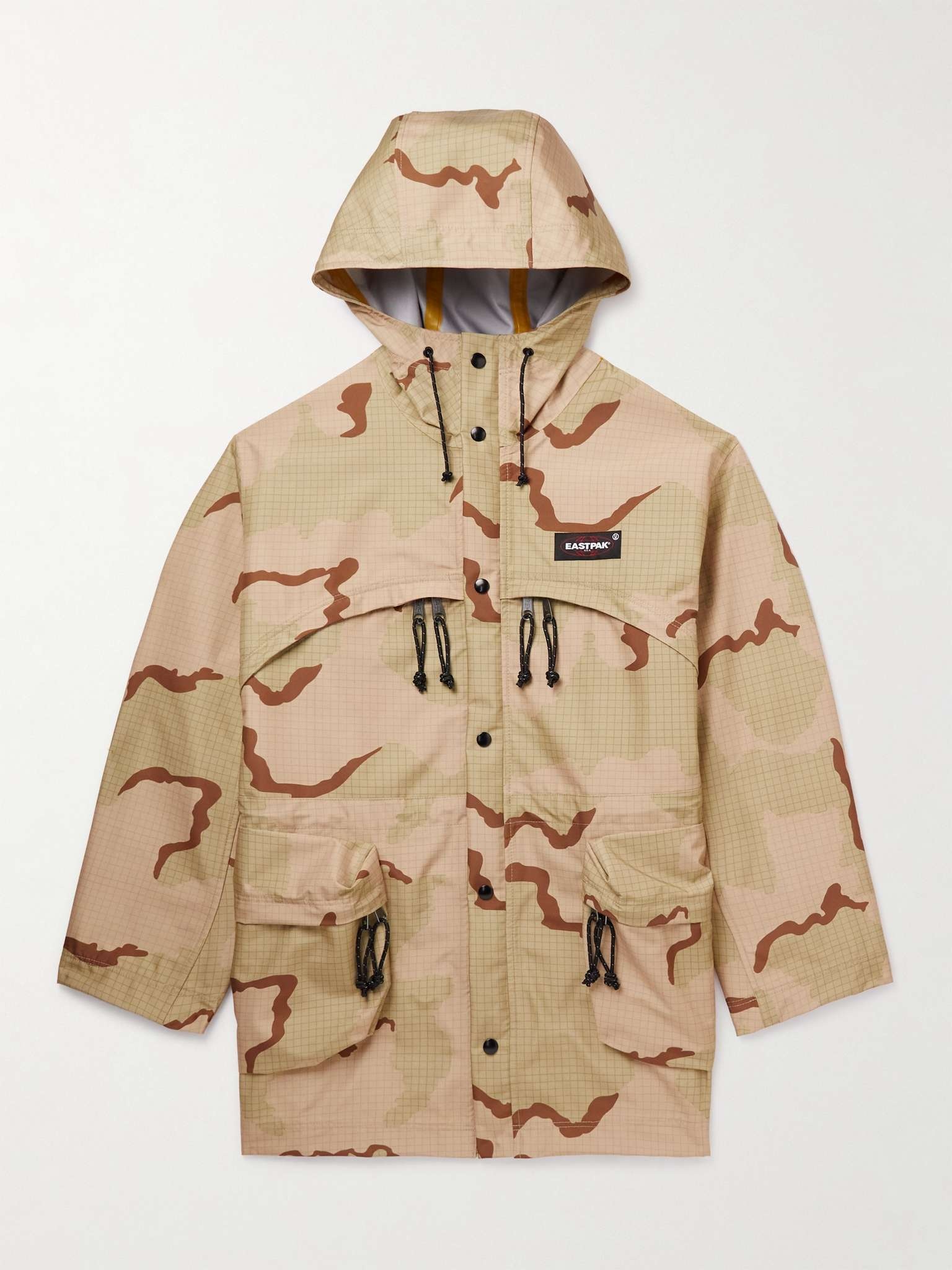 + Eastpak Logo-Appliquéd Camouflage-Print Nylon-Ripstop Hooded Parka - 1