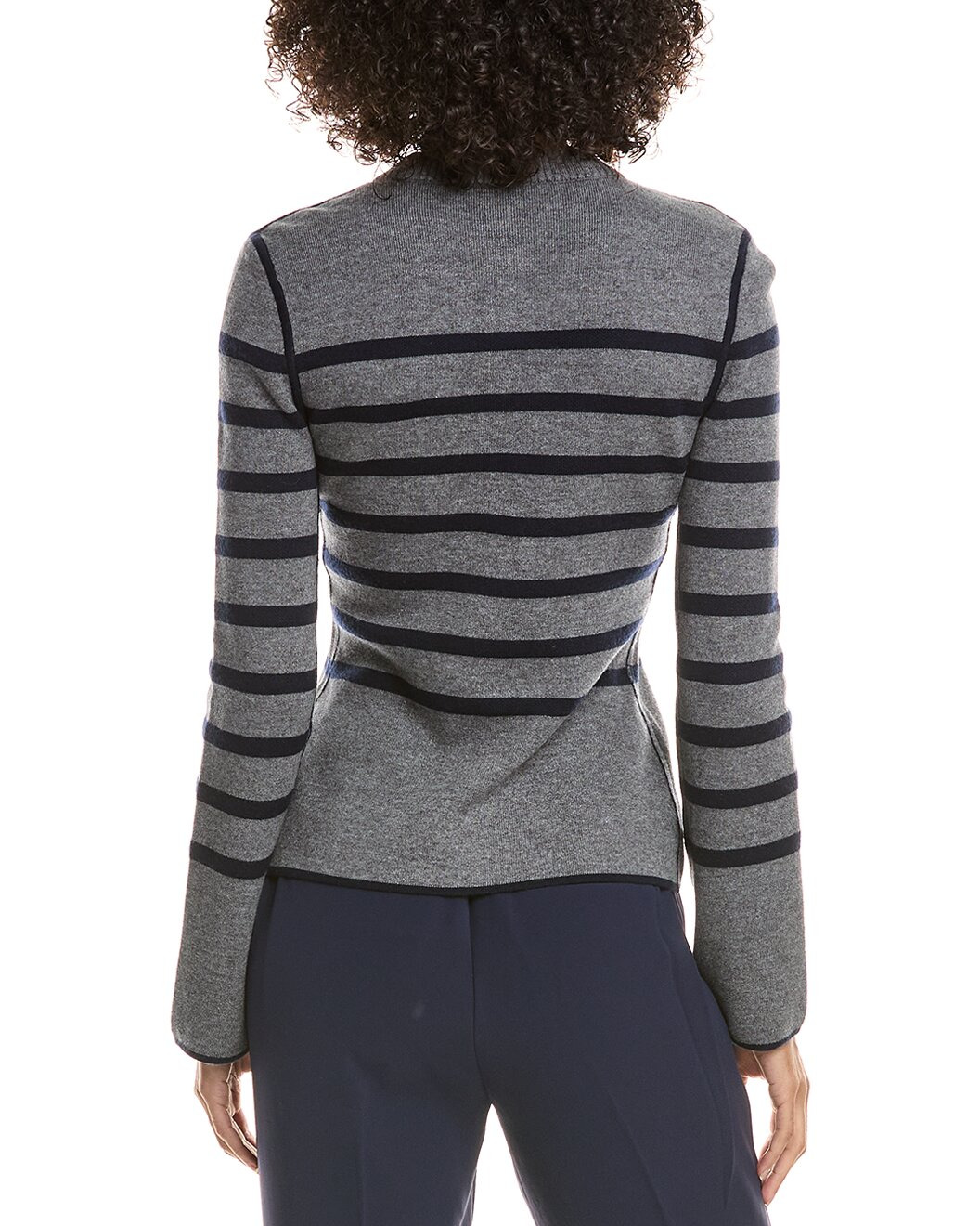 Derek Lam 10 Crosby Mariana Reversible Button-Up Wool-Blend Sweater - 2