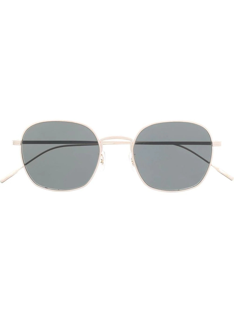 Adès square-frame titanium sunglasses 1