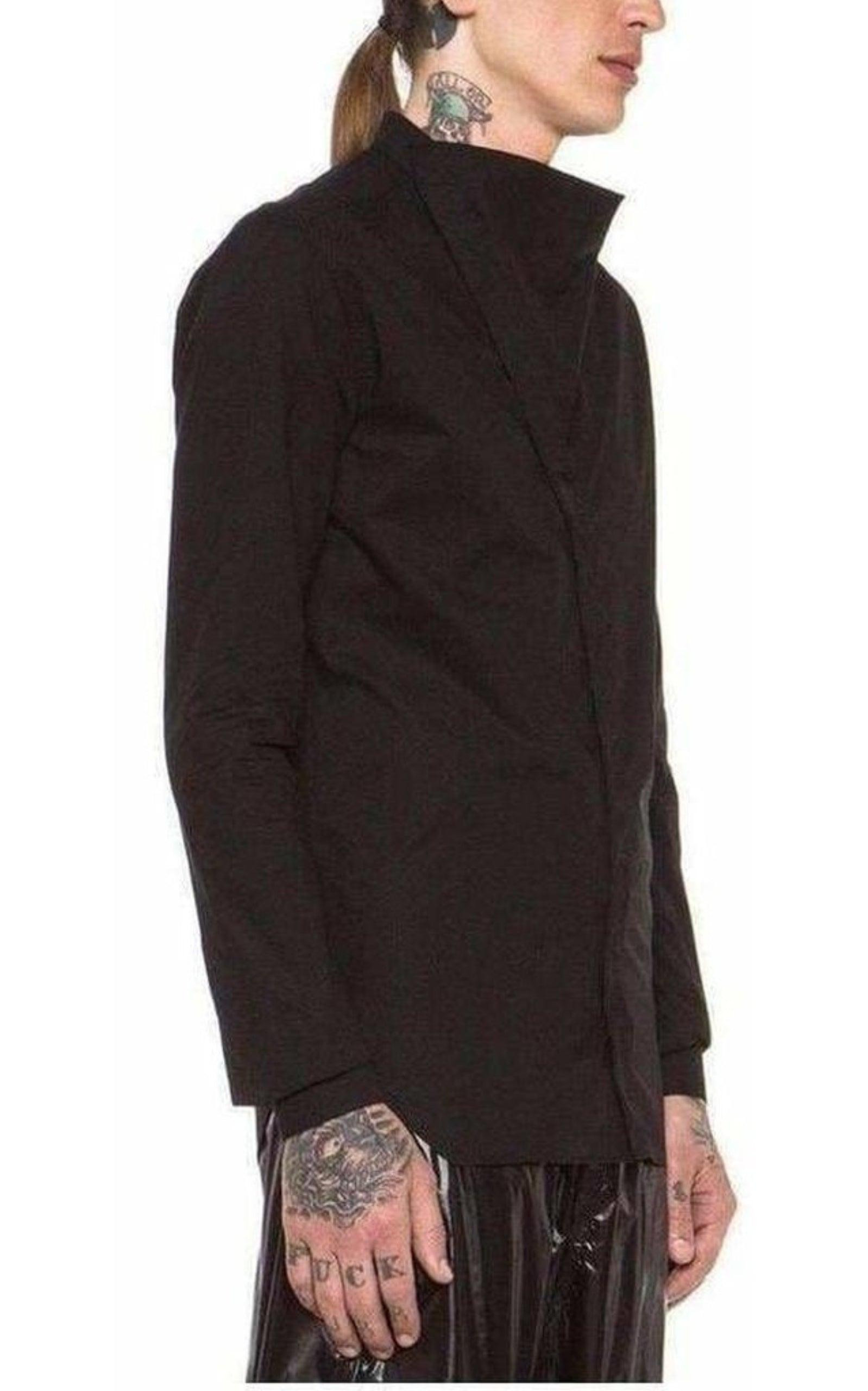 Plinth Black Cowl Shirt - 4