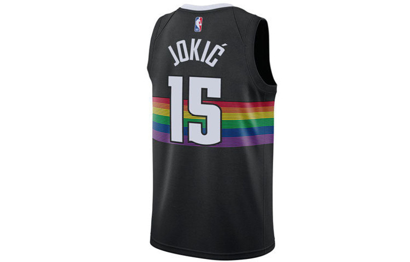 Nike Men's Nike NBA City Limited SW Fan Edition 19-20 Season Denver Nuggets Jokic No. 15 Basketball Jerse outlook