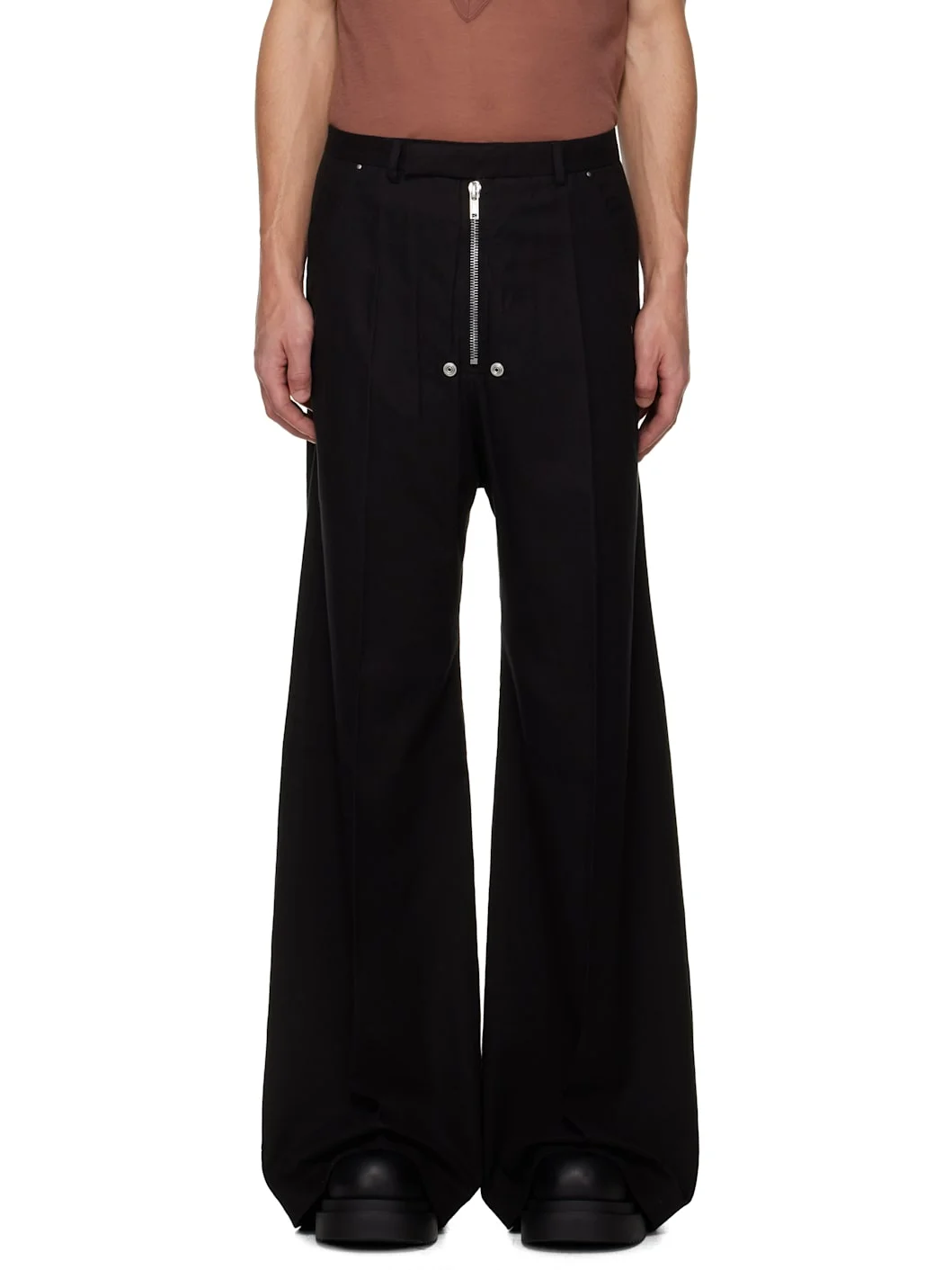 Black Concordians Tailored Wide Bela Trousers - 1