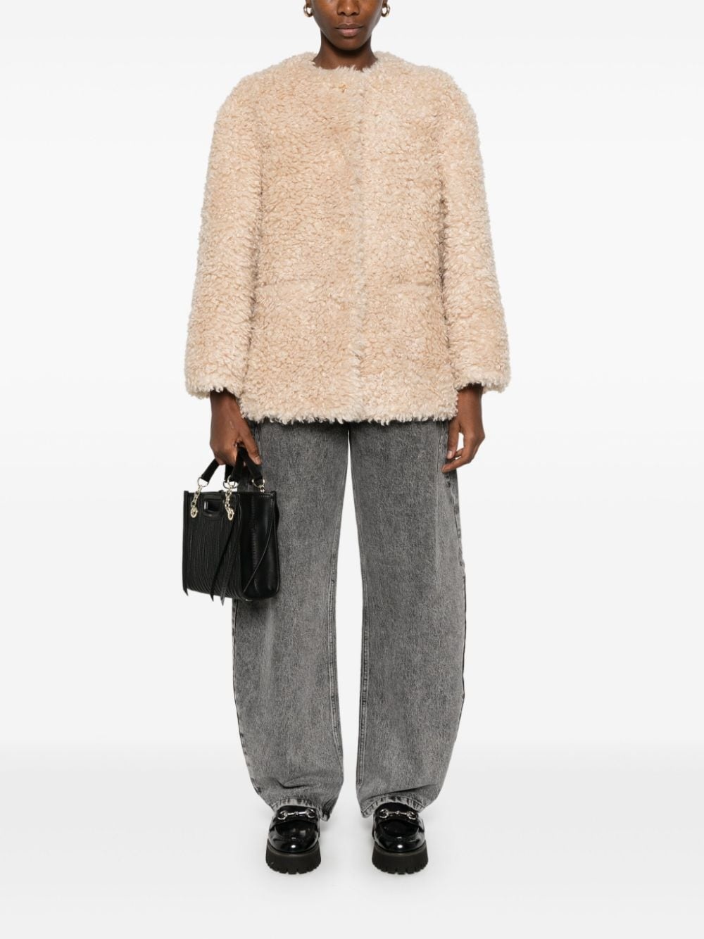 faux-shearling jacket - 2