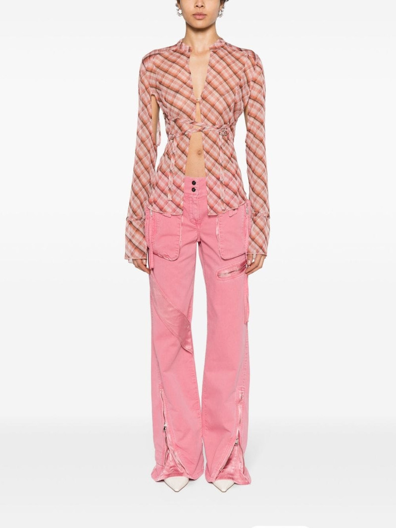 Blumarine low-rise cargo trousers outlook