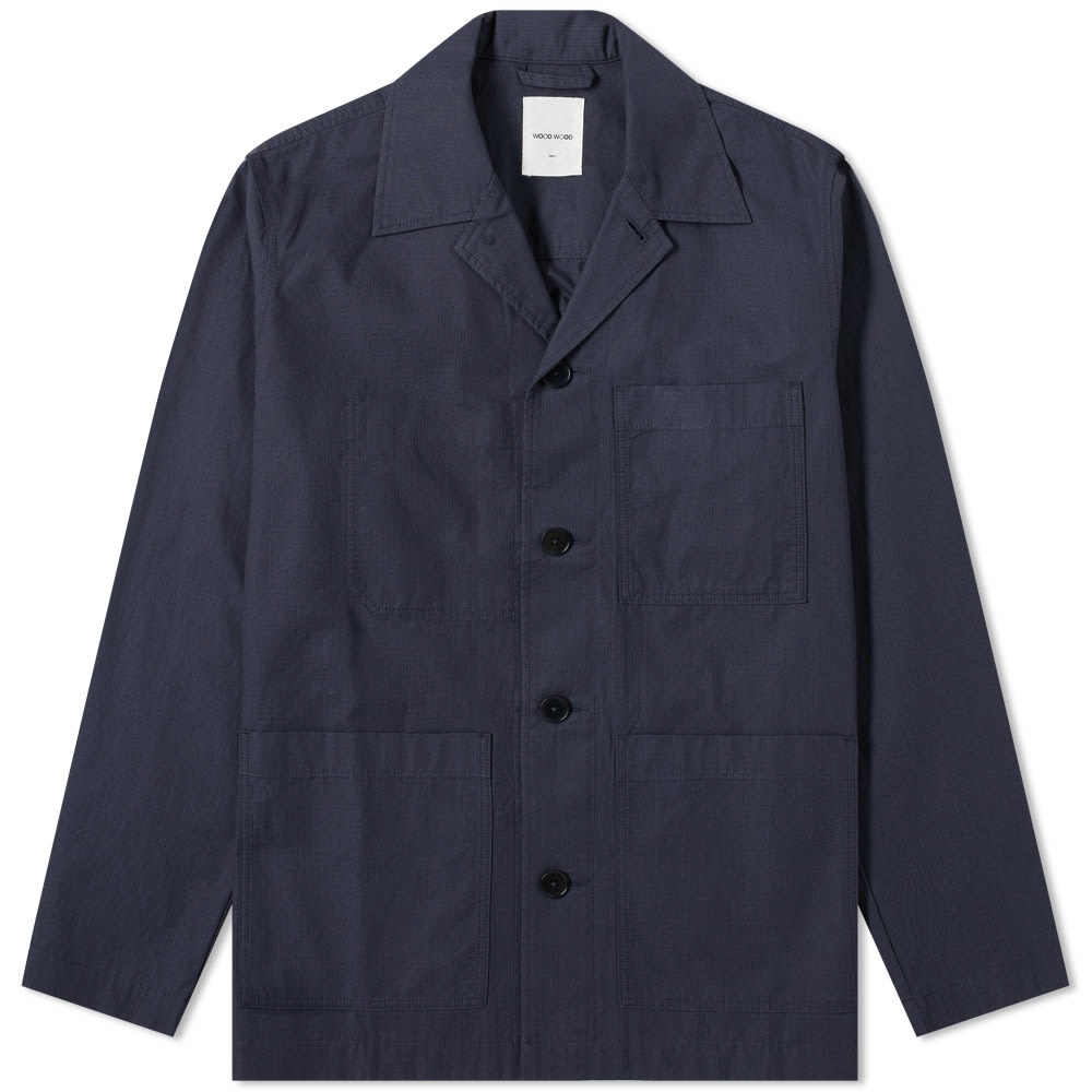 Wood Wood Fabian Ripstop Chore Jacket - 1