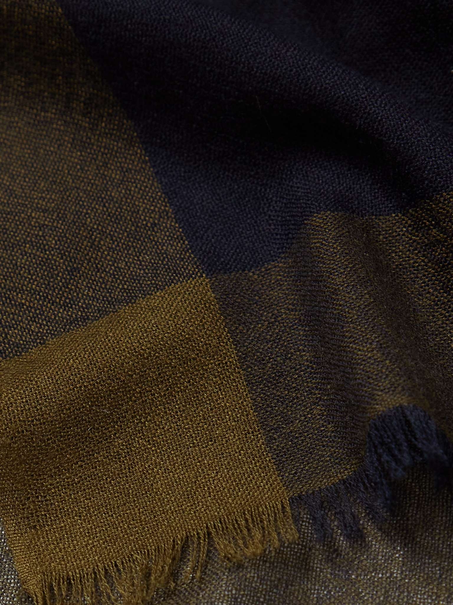 Fringed Brushed-Cashmere Scarf - 3