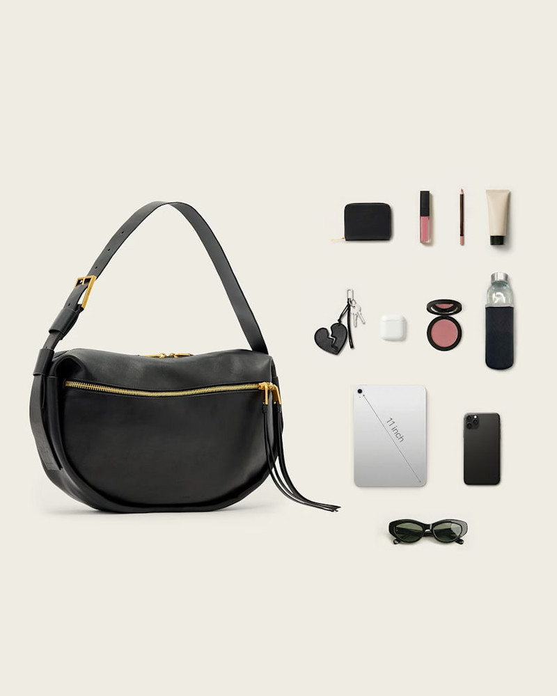 NOEMIE LEATHER SHOULDER BAG 8