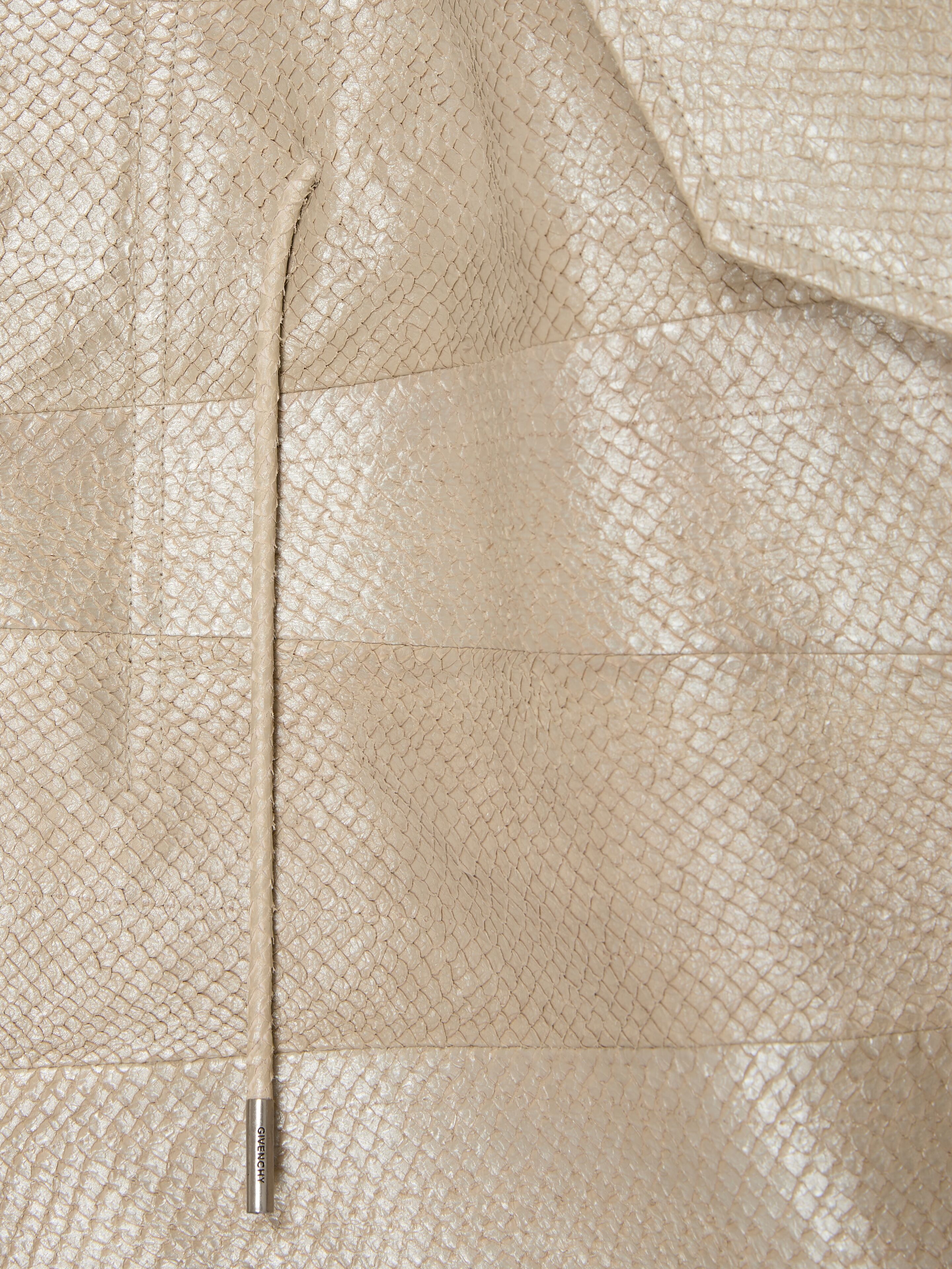PARKA IN SALMON LEATHER - 4