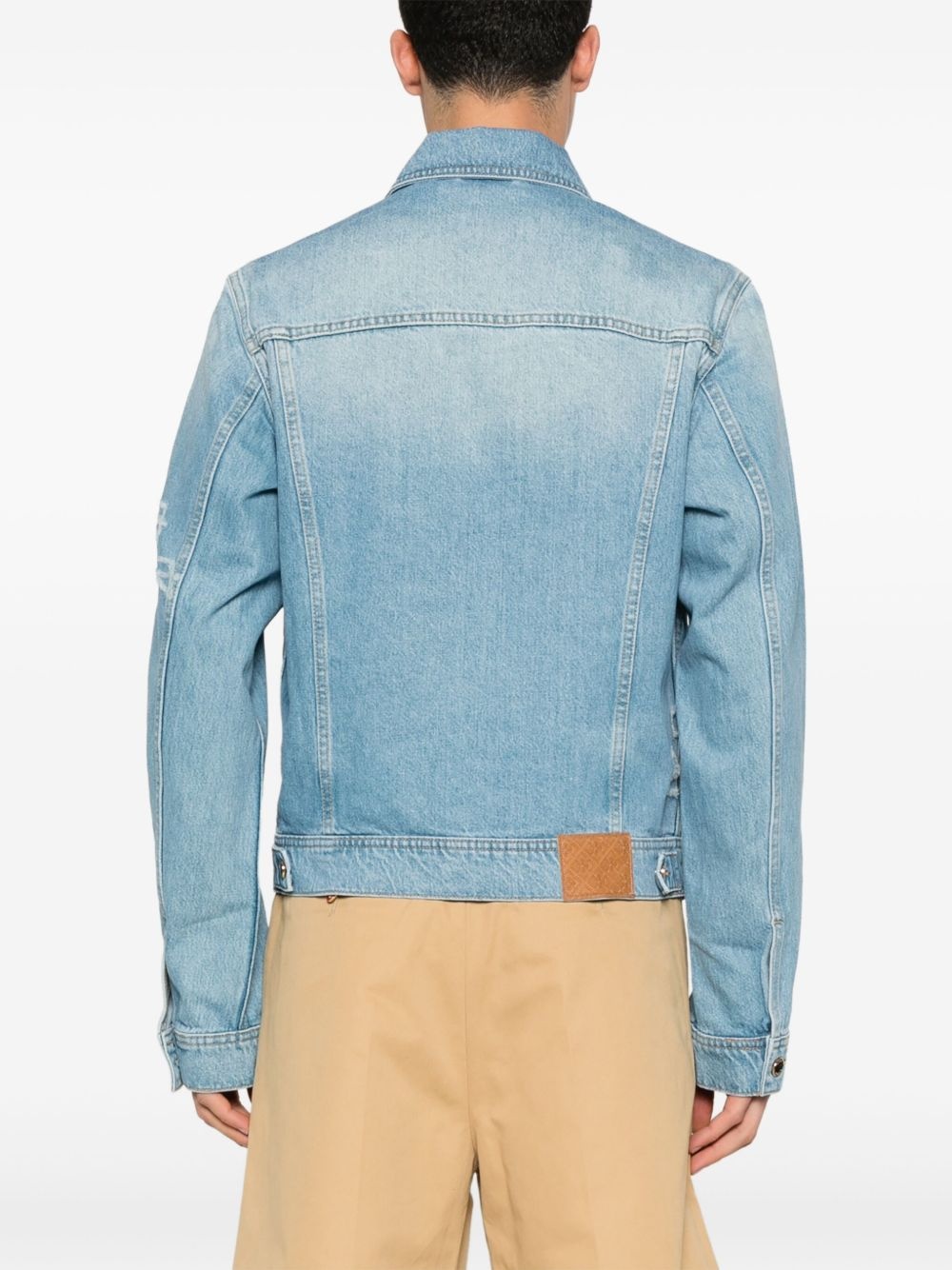 Graffiti denim jacket - 4