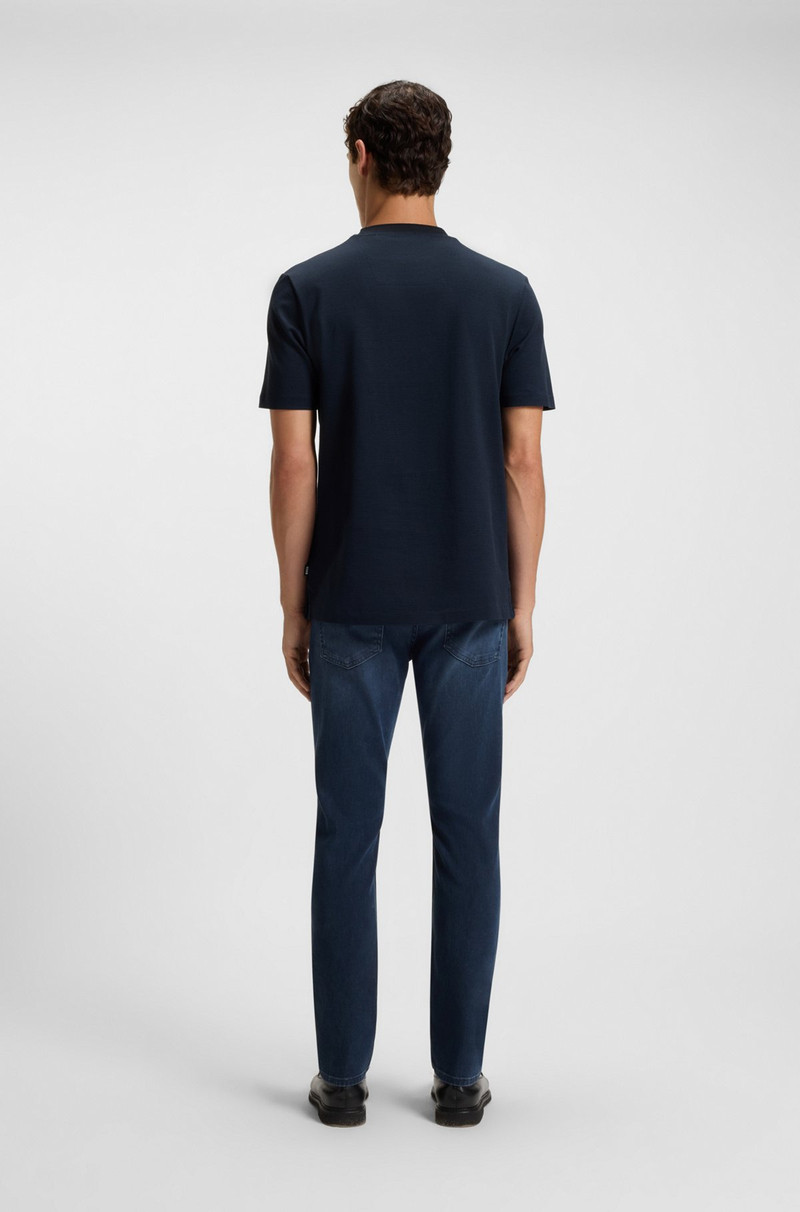 MICRO-PATTERN T-SHIRT IN MERCERISED COTTON 5