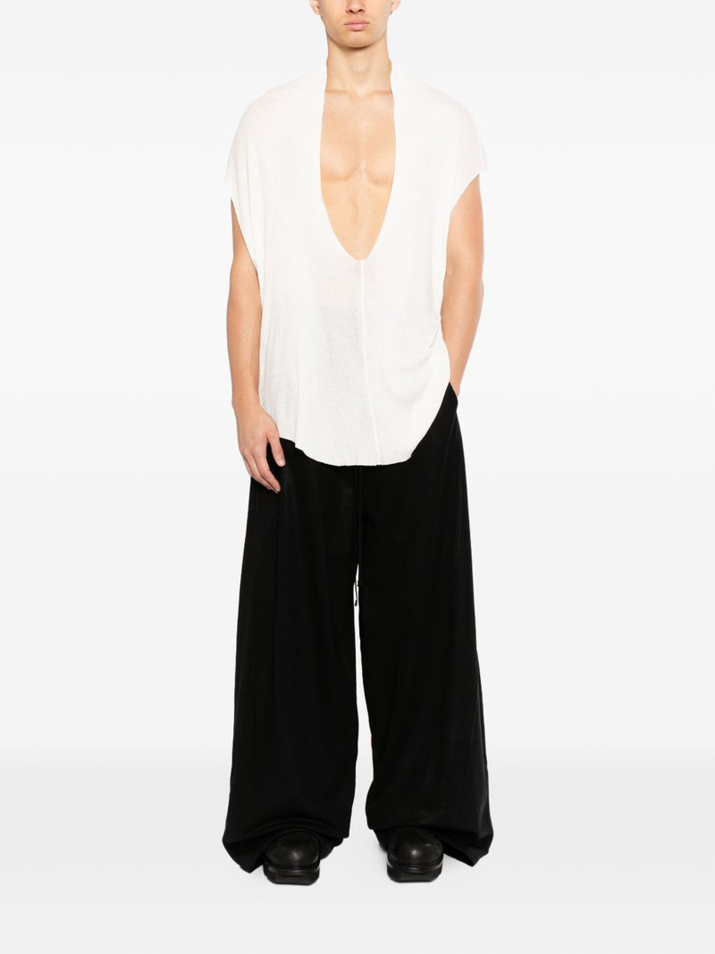 Julius Seamed V-neck vest outlook