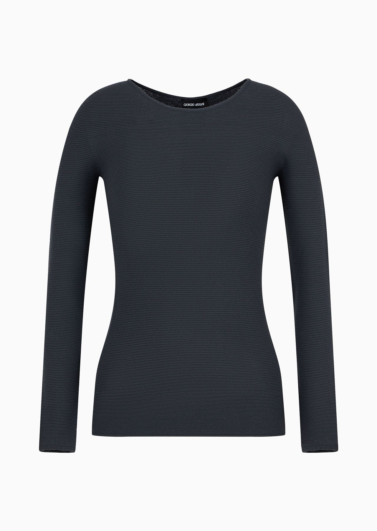 Links-stitch viscose long-sleeved jumper - 1
