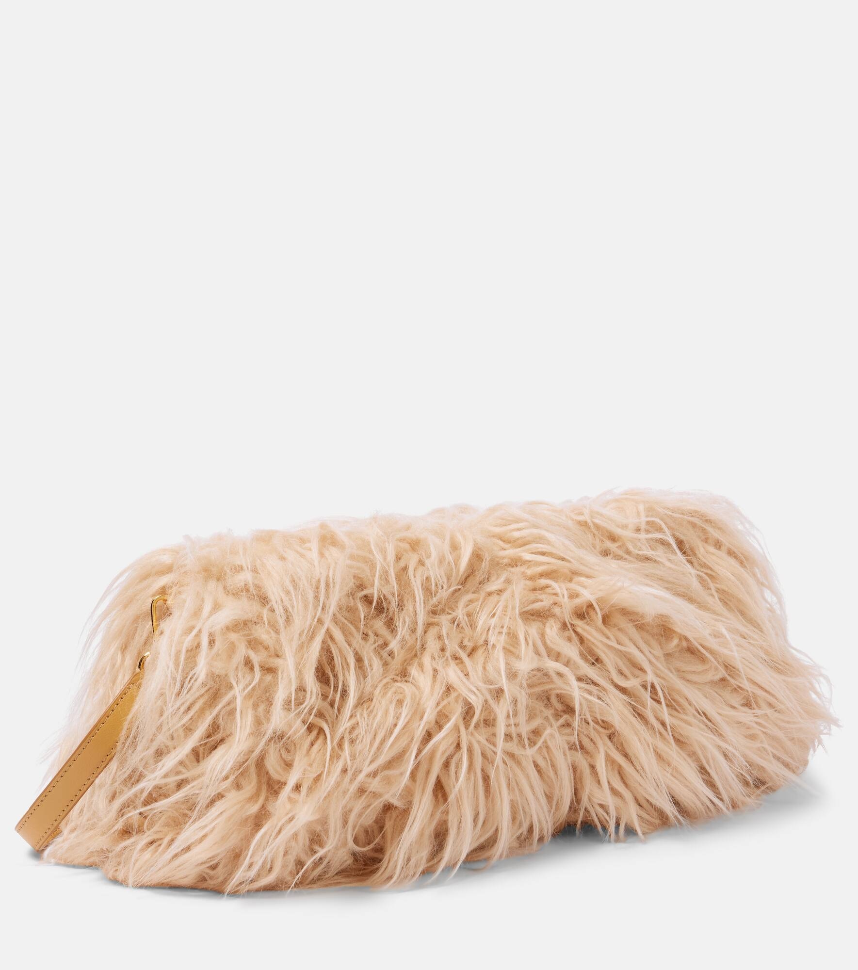 Faux fur clutch - 4