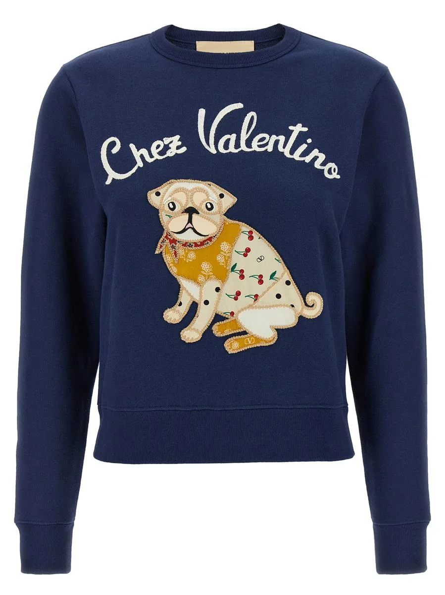 Valentino Garavani Valentino Garavani 'Chez Valentino' Sweatshirt - 1