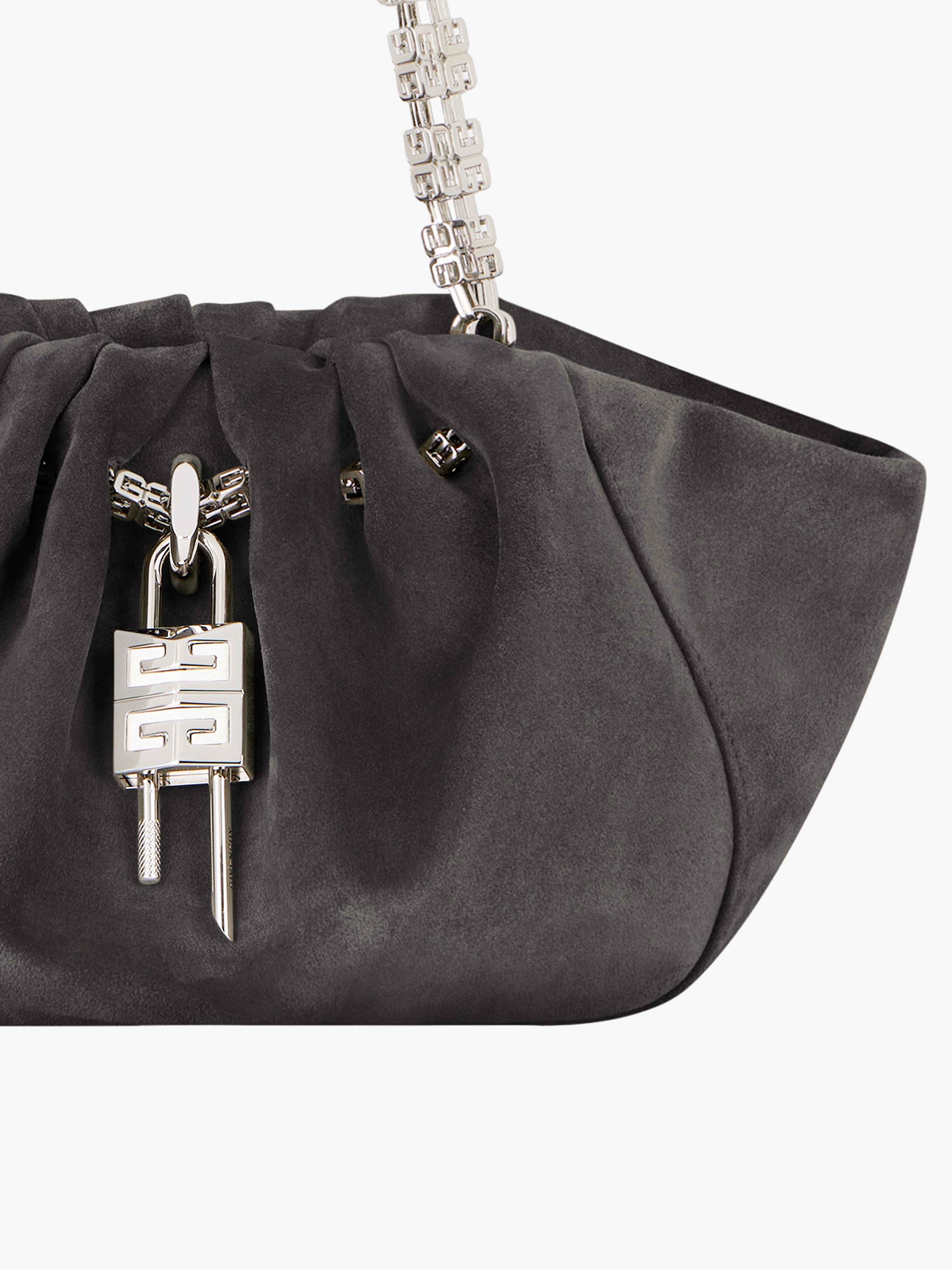 SMALL KENNY BAG IN SUEDE - 6