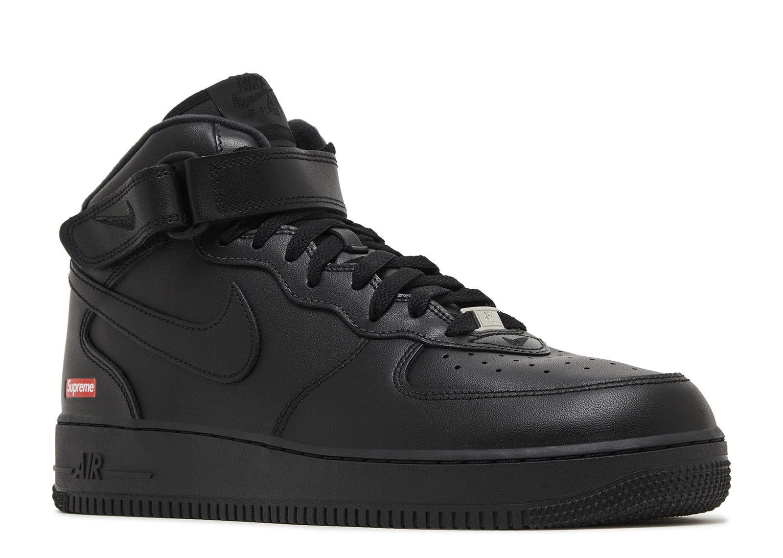 SUPREME X AIR FORCE 1 MID 'BOX LOGO - TRIPLE BLACK' - 2