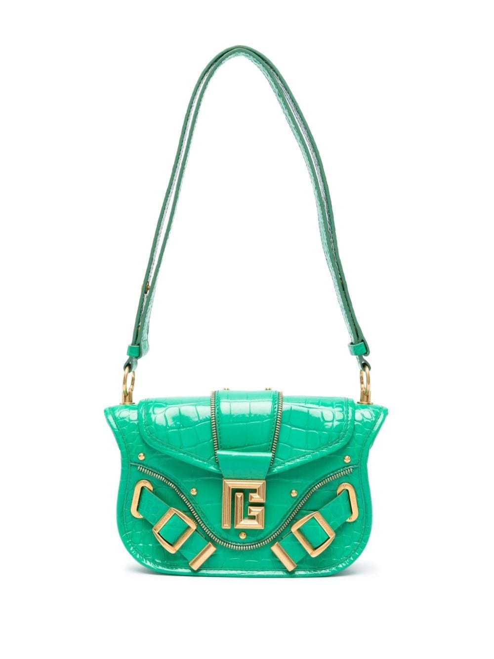 Blaze crocodile-effect shoulder bag - 1