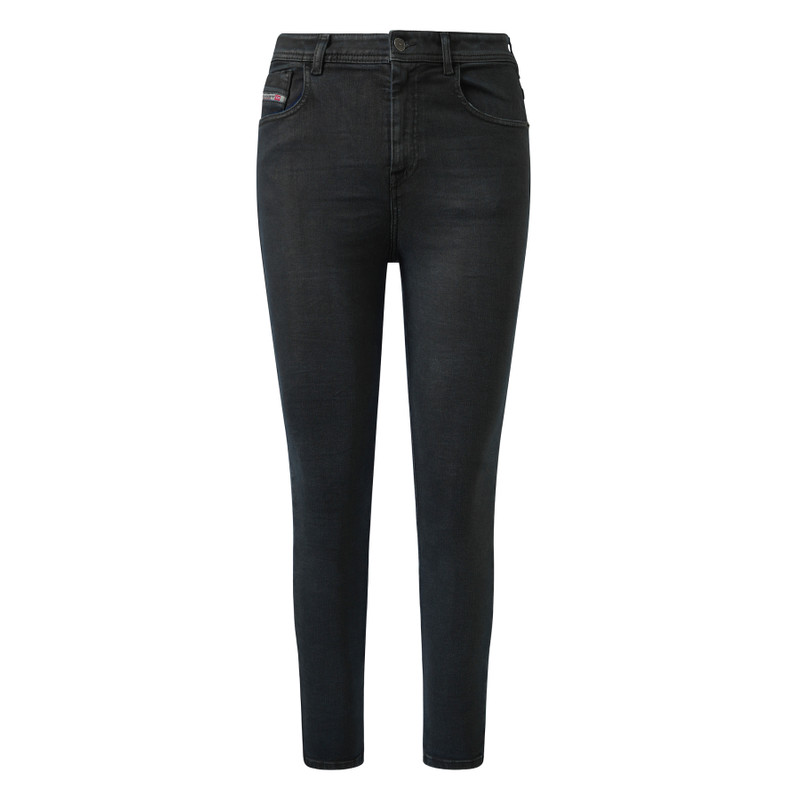 Diesel 1984 Slandy High Jeans in Washed Black outlook