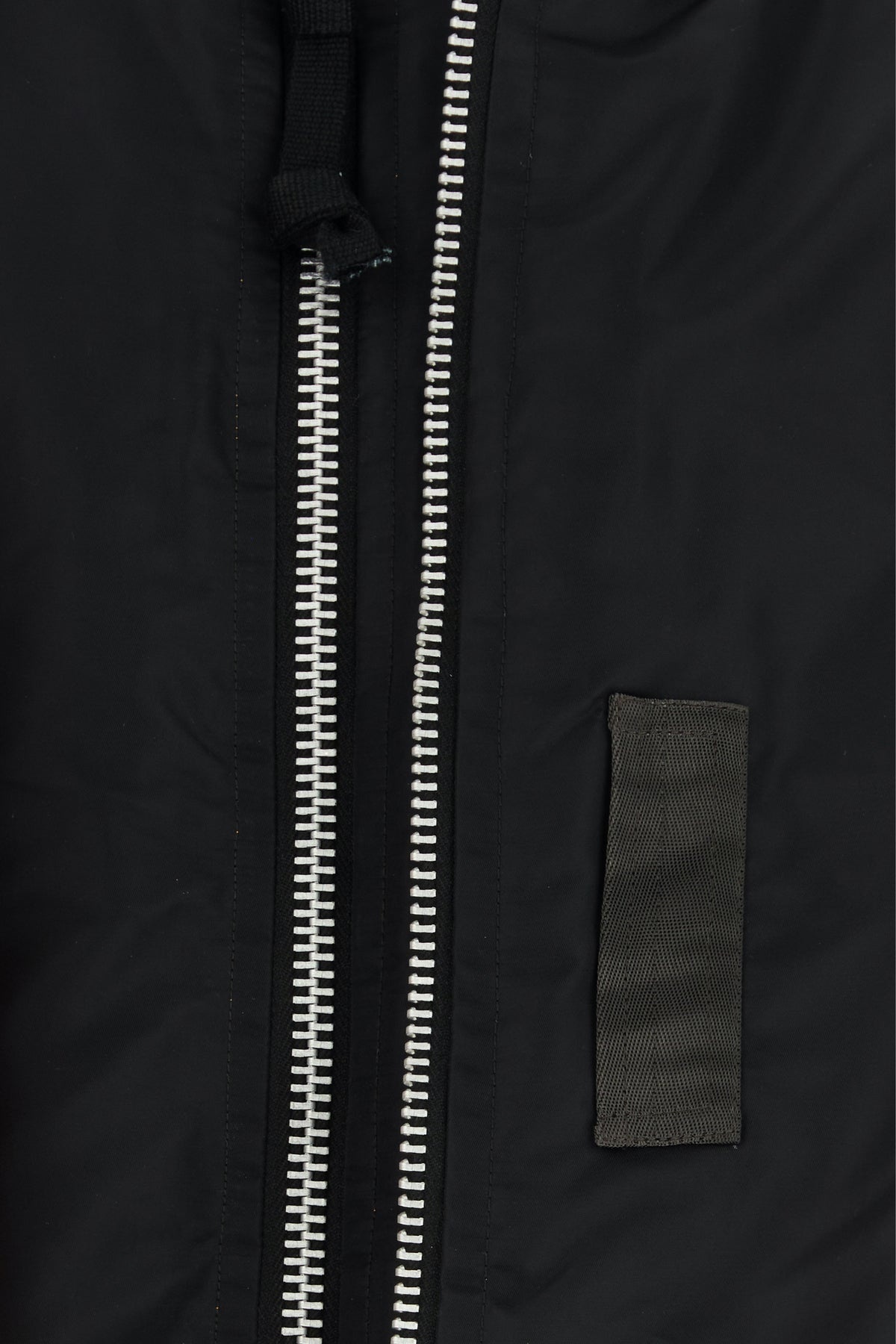 Black nylon bomber jacket - 3