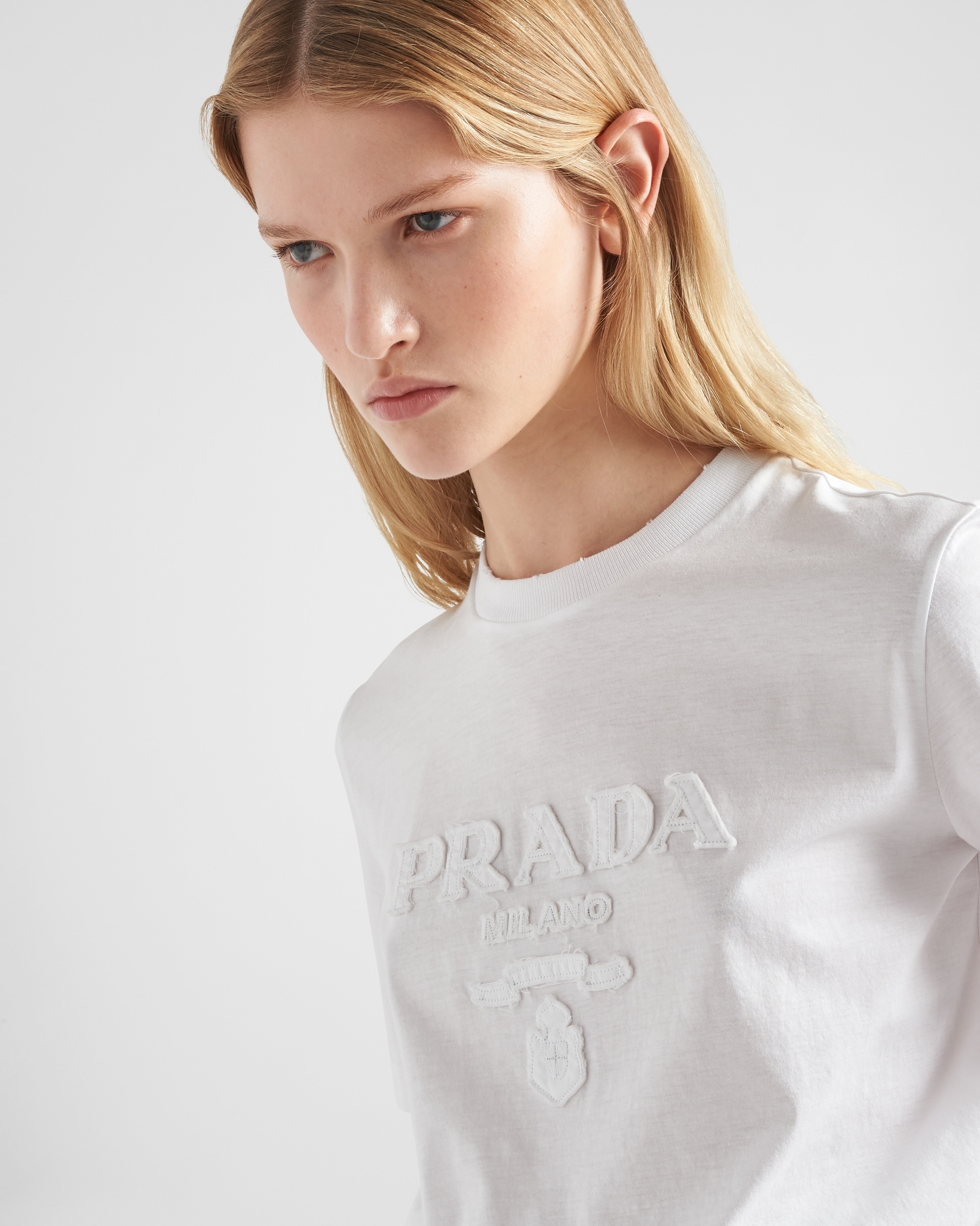 Embroidered jersey T-shirt - 3