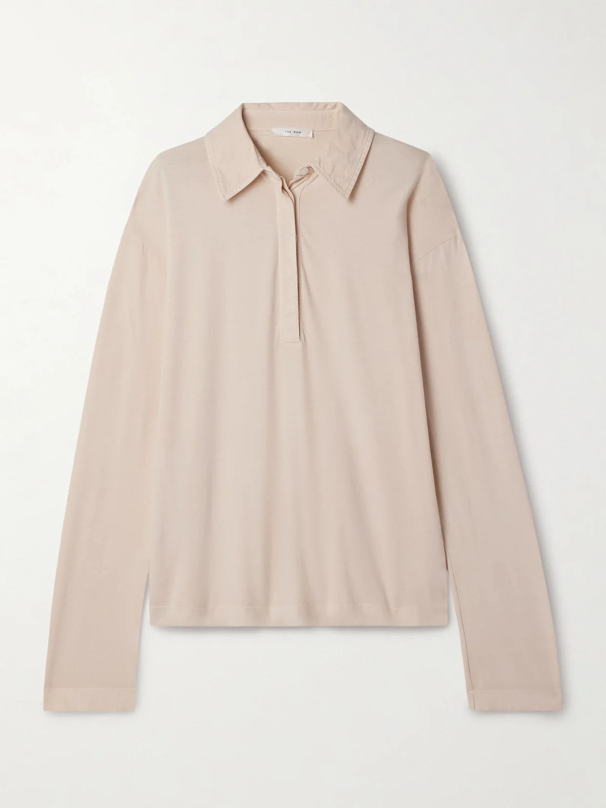 Roddie Brushed Cotton-jersey Polo Shirt - 1