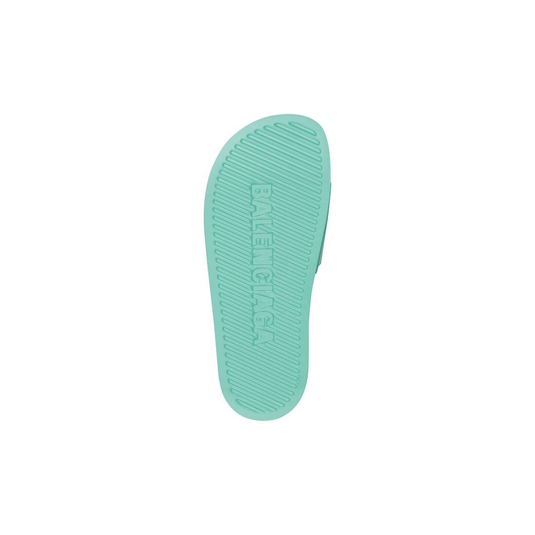Men's Pool Slide Sandal in Green - 6