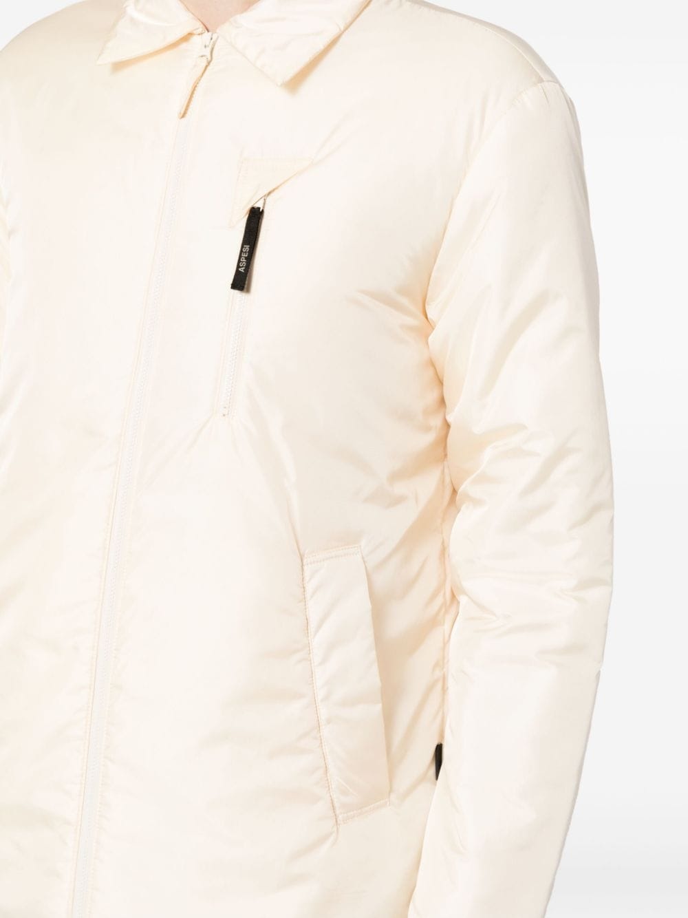 padded zip-up jacket - 5