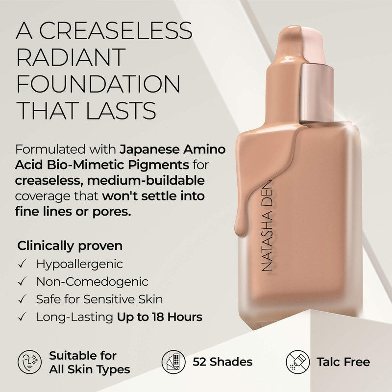Hy-Glam Foundation Hydrating & Blurring Luminous Longwear Serum Foundation 3