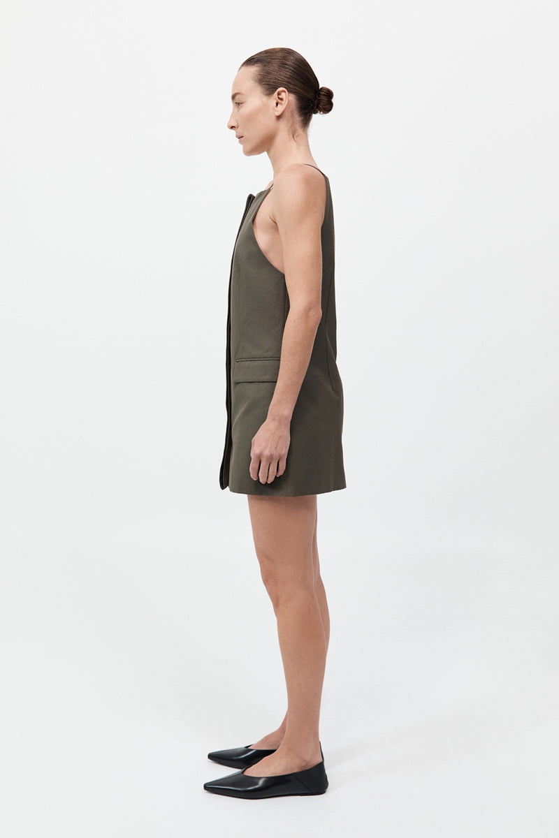 Hybrid Tailored Mini Dress - Kalamata - 7