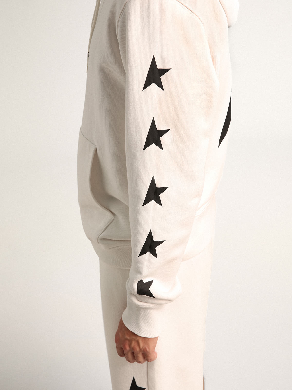 Golden Goose Alighiero Star Collection hooded sweatshirt in