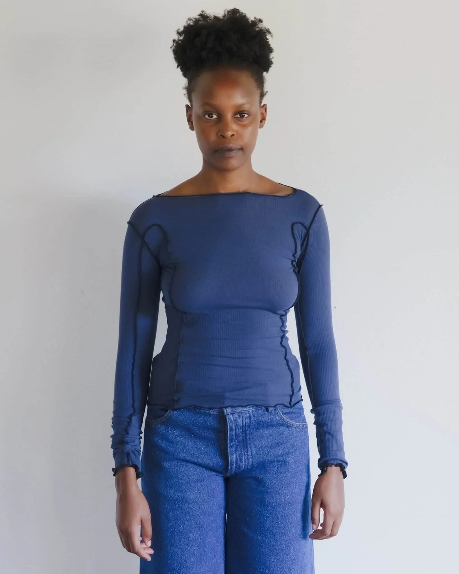 Omato Long Sleeve Tee
- Organic Cotton Rib - 1