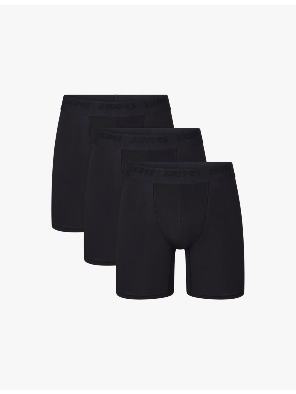 Branded-waistband 5in pack of three stretch-modal boxer briefs - 1