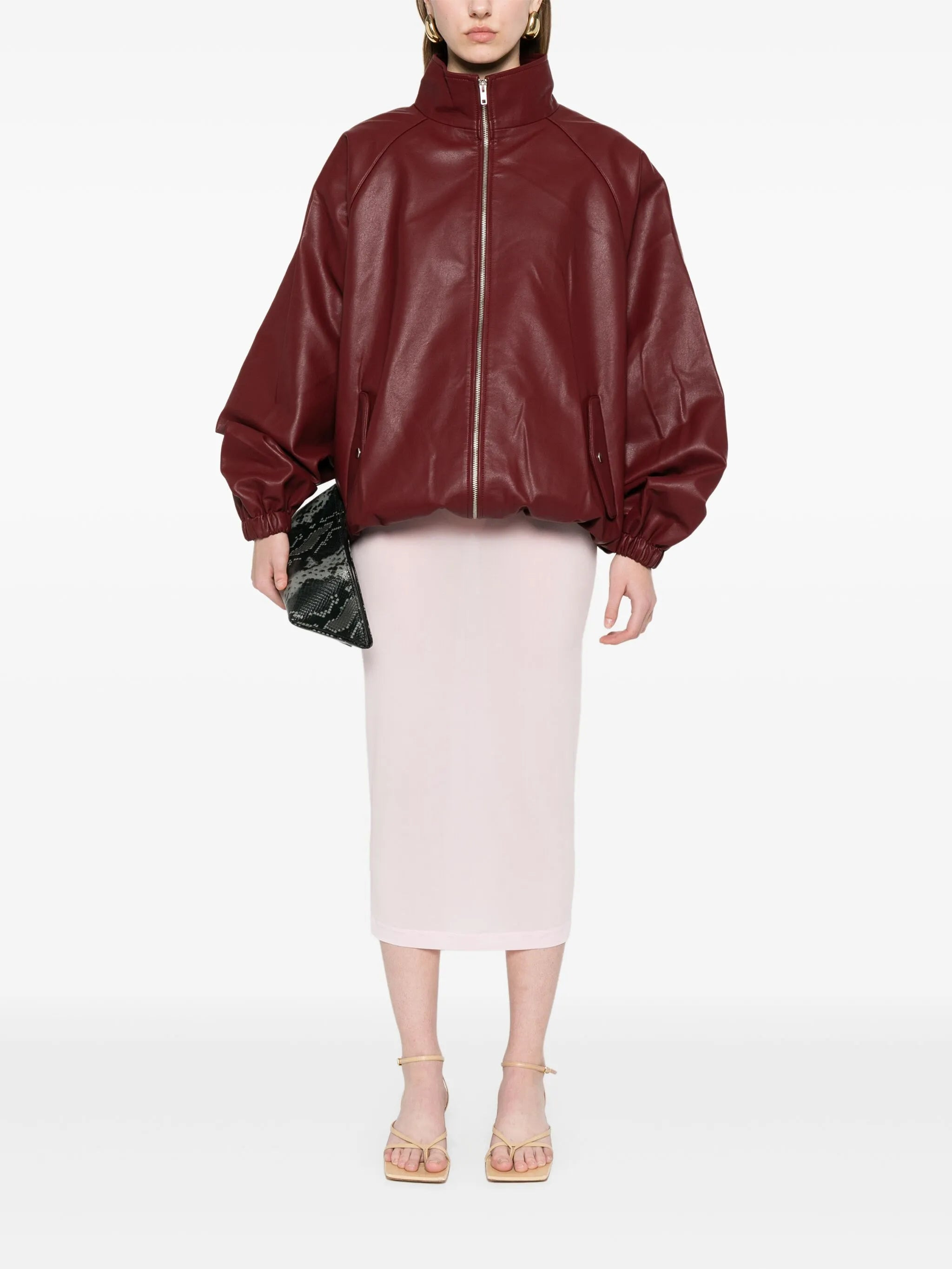sheer tube midi skirt - 2