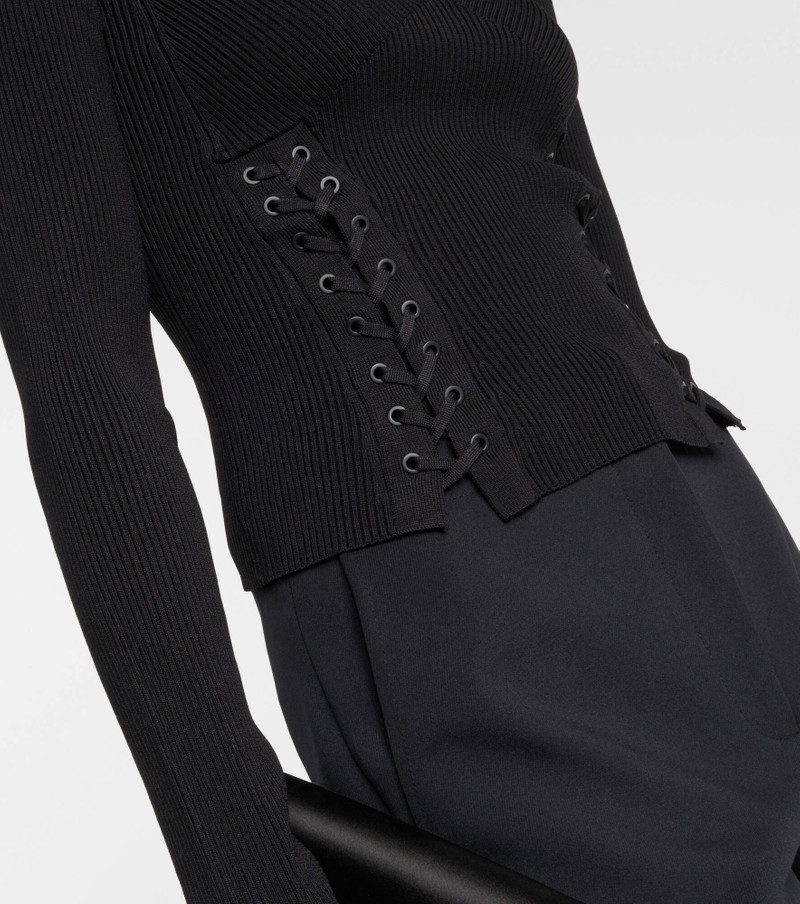 Daphane lace-up sweater 5