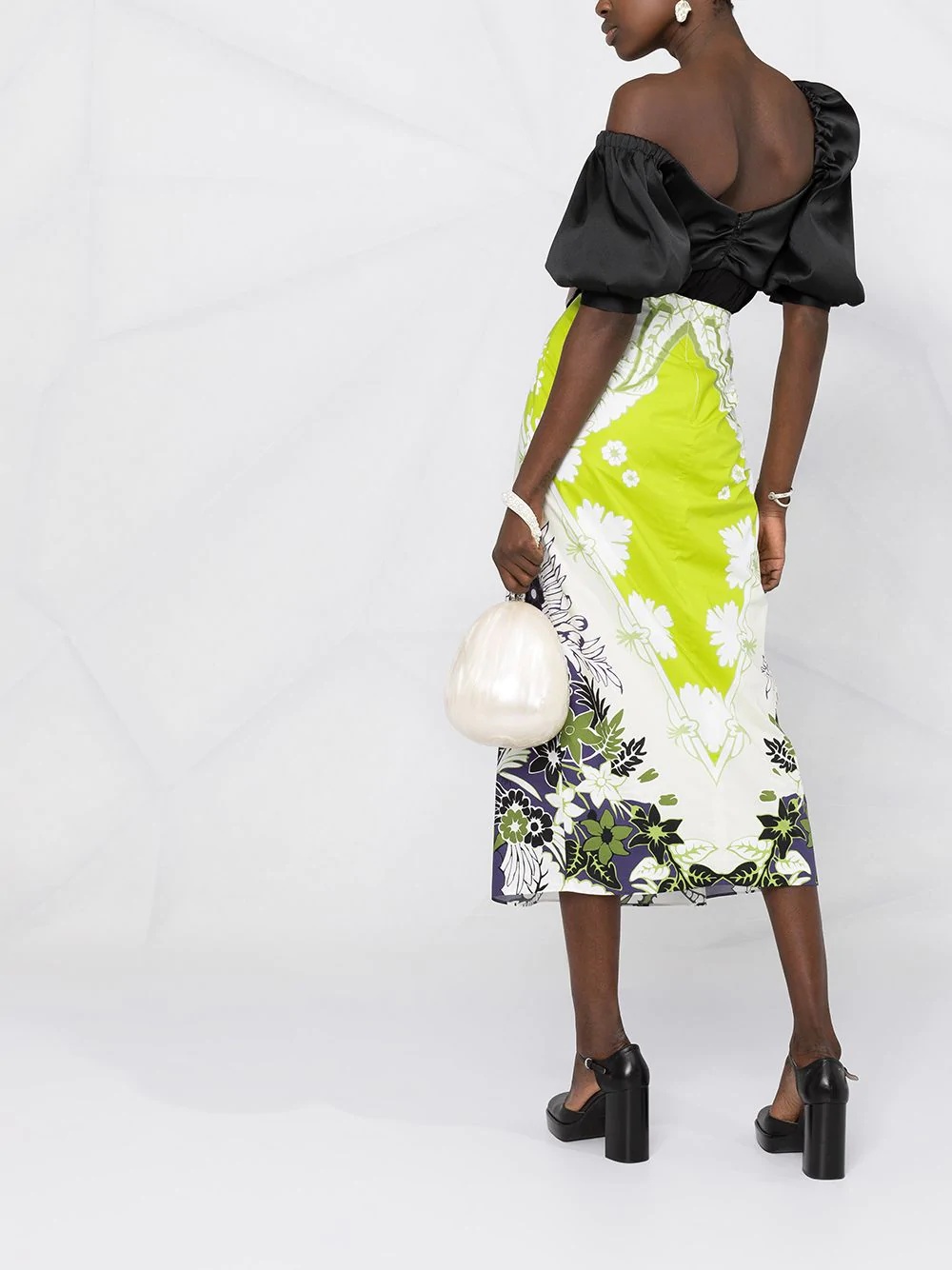 World Arazzo print midi skirt - 6