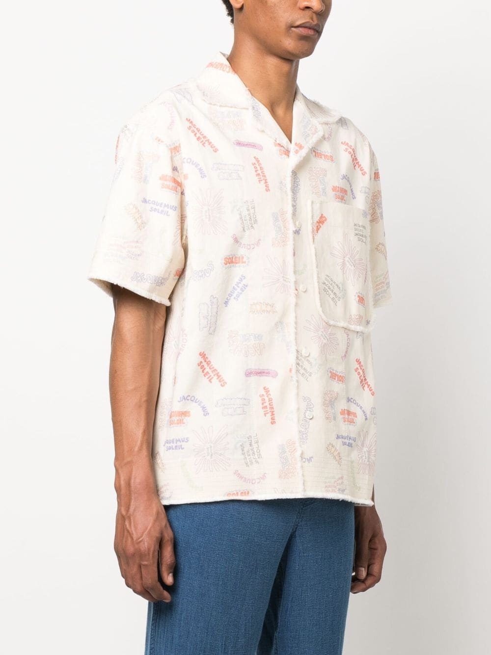 Aouro print cotton shirt - 3